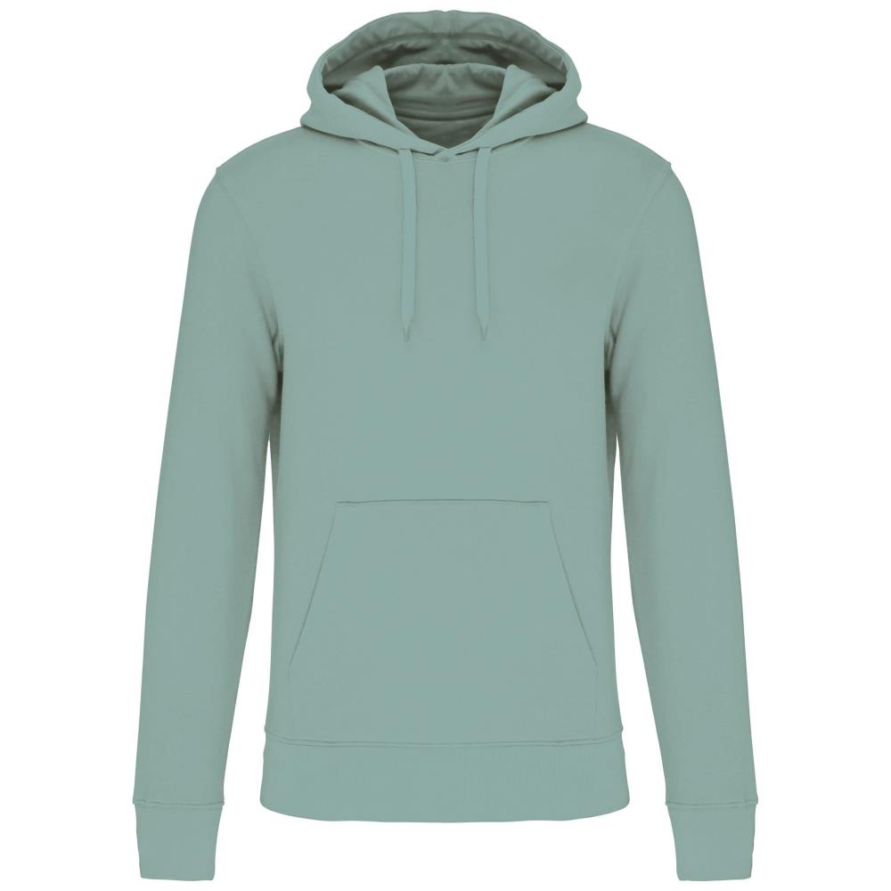 Ecologische herensweater met capuchon