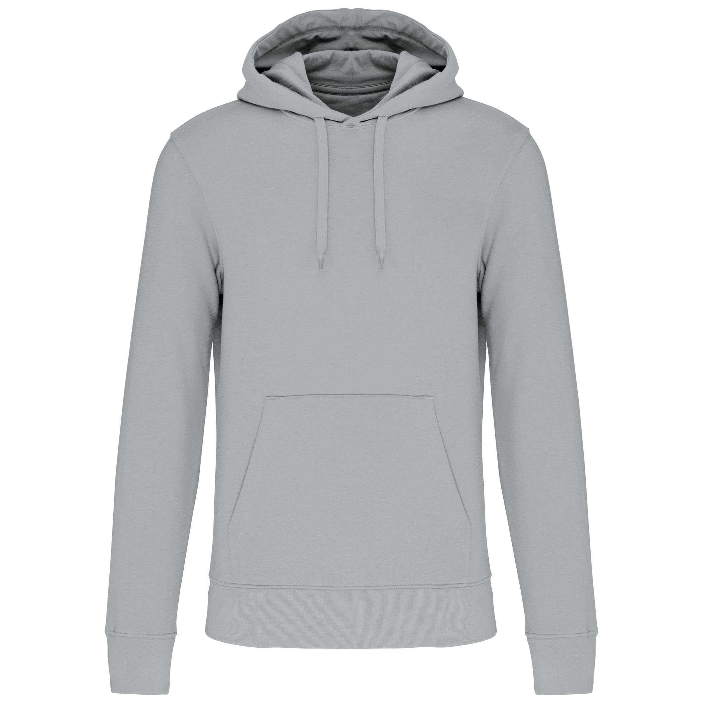 Ecologische herensweater met capuchon