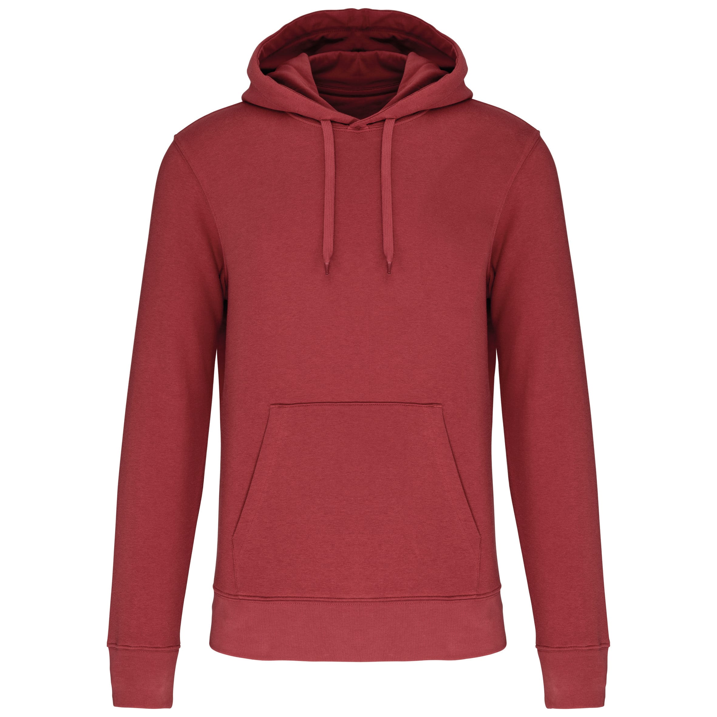 Ecologische herensweater met capuchon