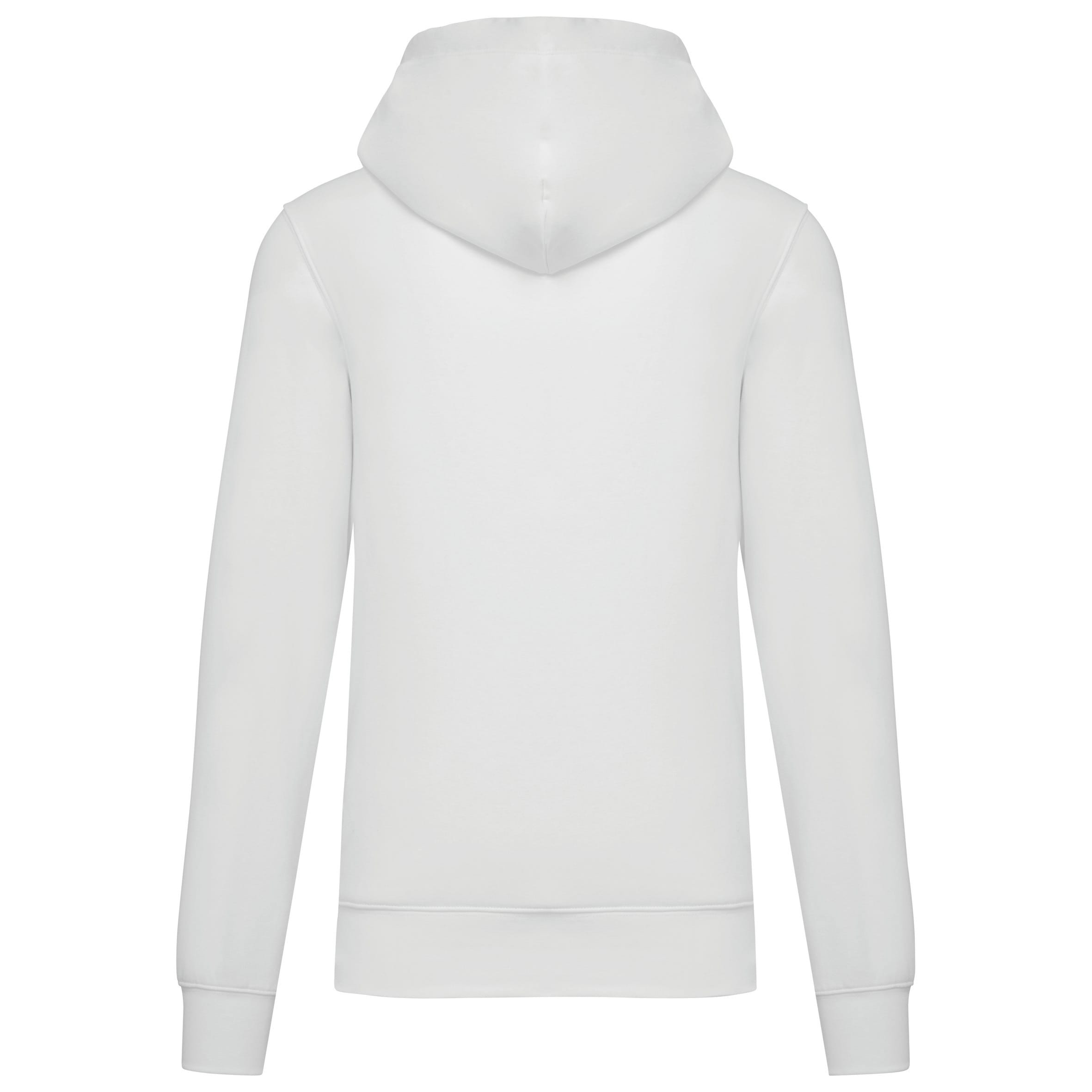 Ecologische herensweater met capuchon