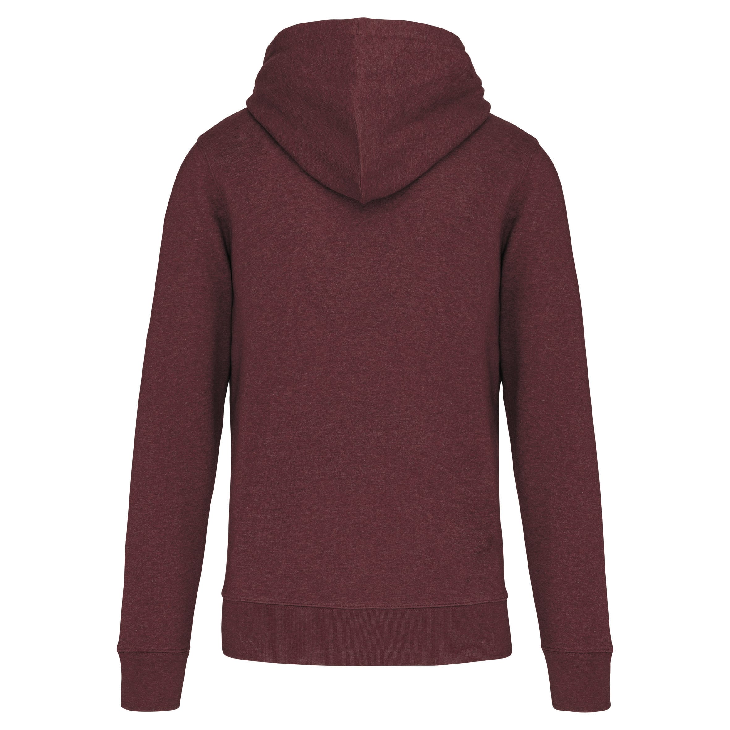 Ecologische herensweater met capuchon