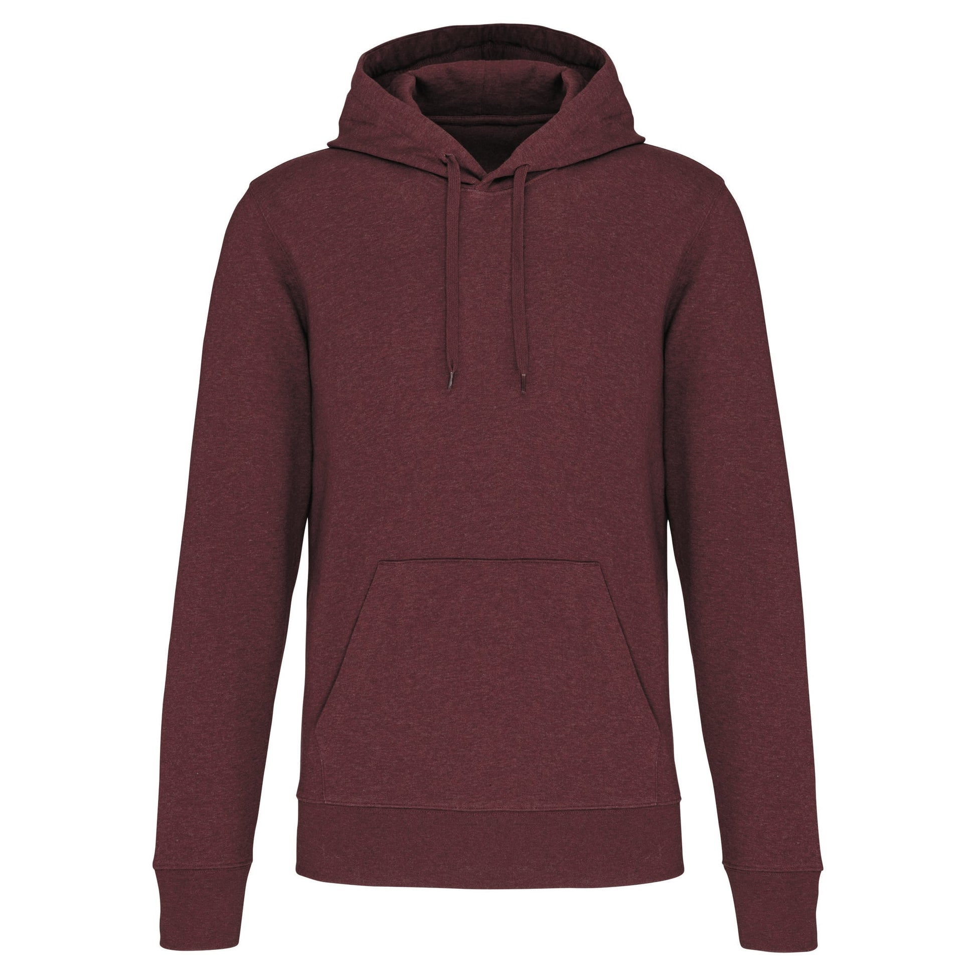Ecologische herensweater met capuchon