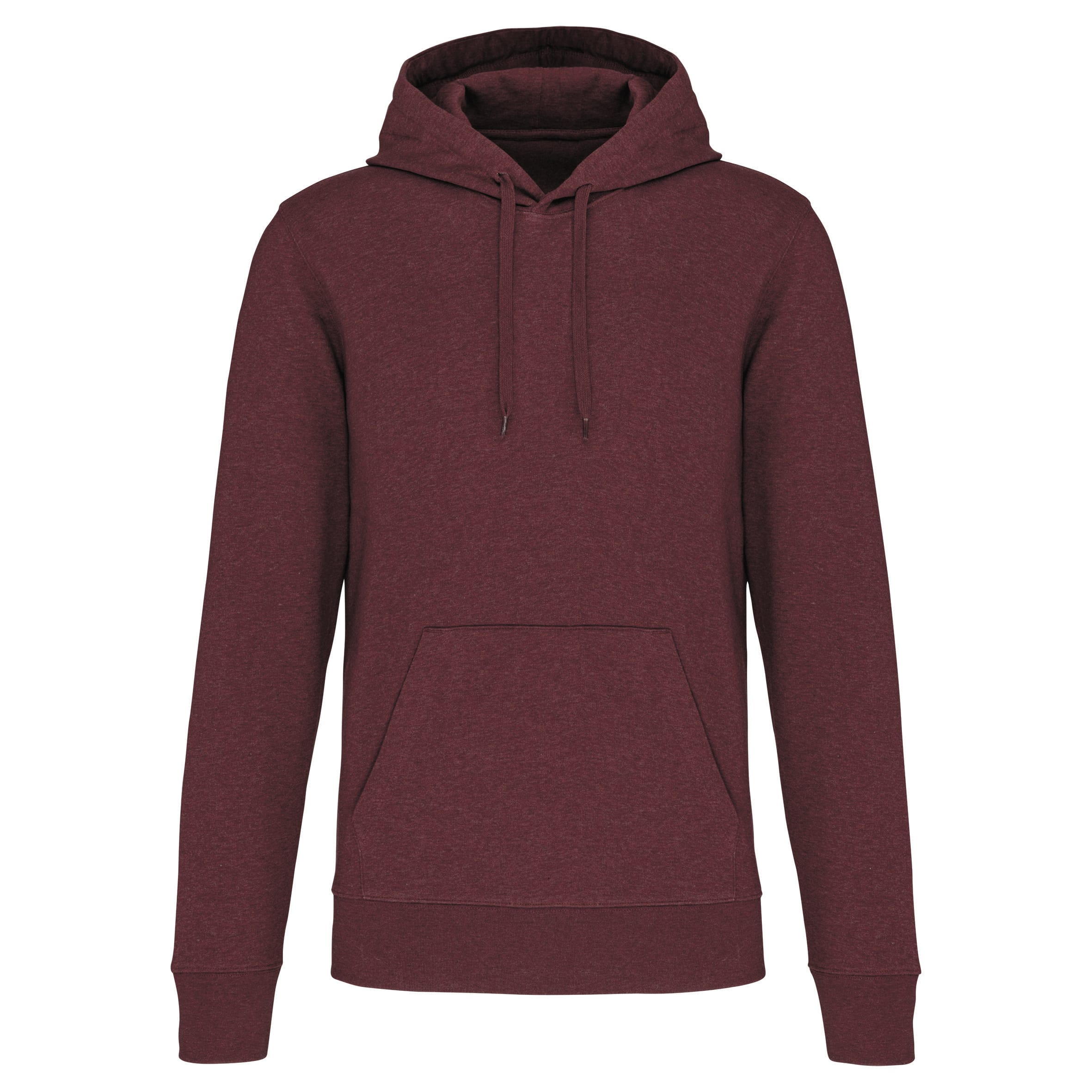 Ecologische herensweater met capuchon