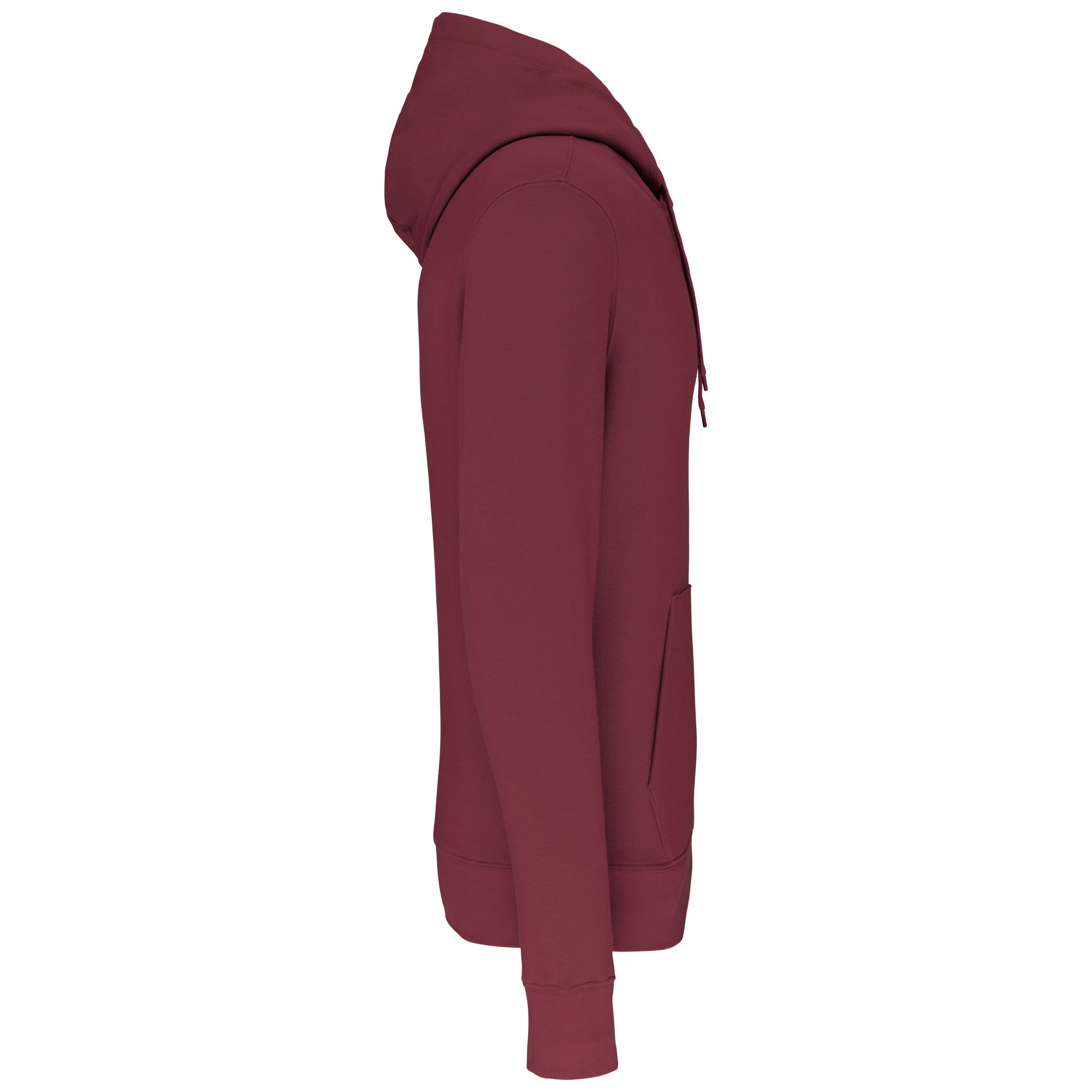 Ecologische herensweater met capuchon