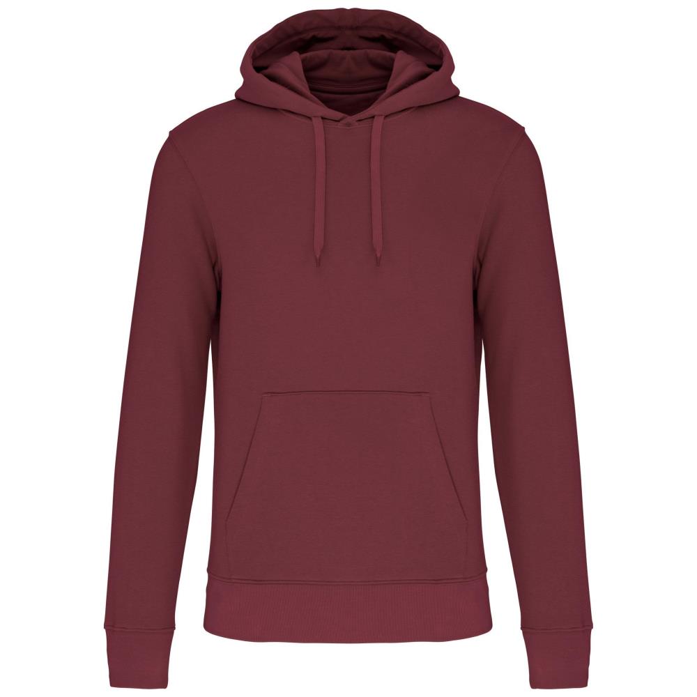 Ecologische herensweater met capuchon