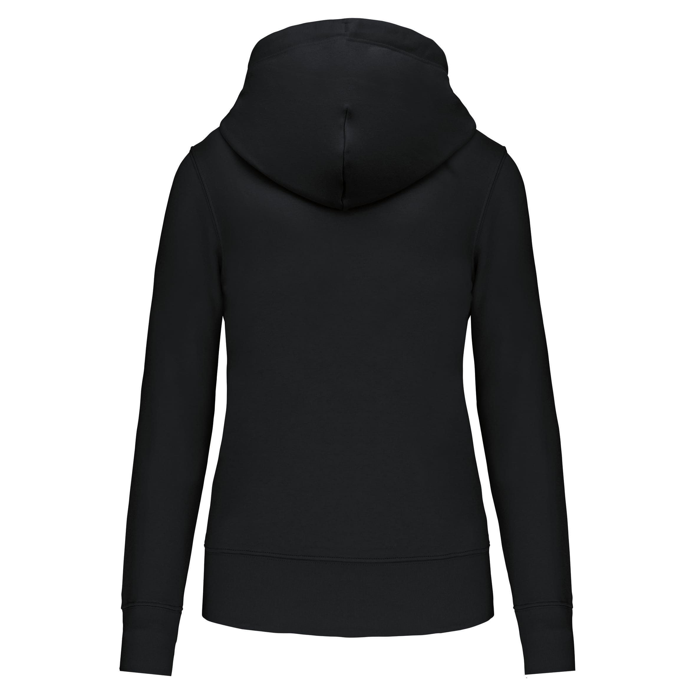 Ecologische damessweater met capuchon