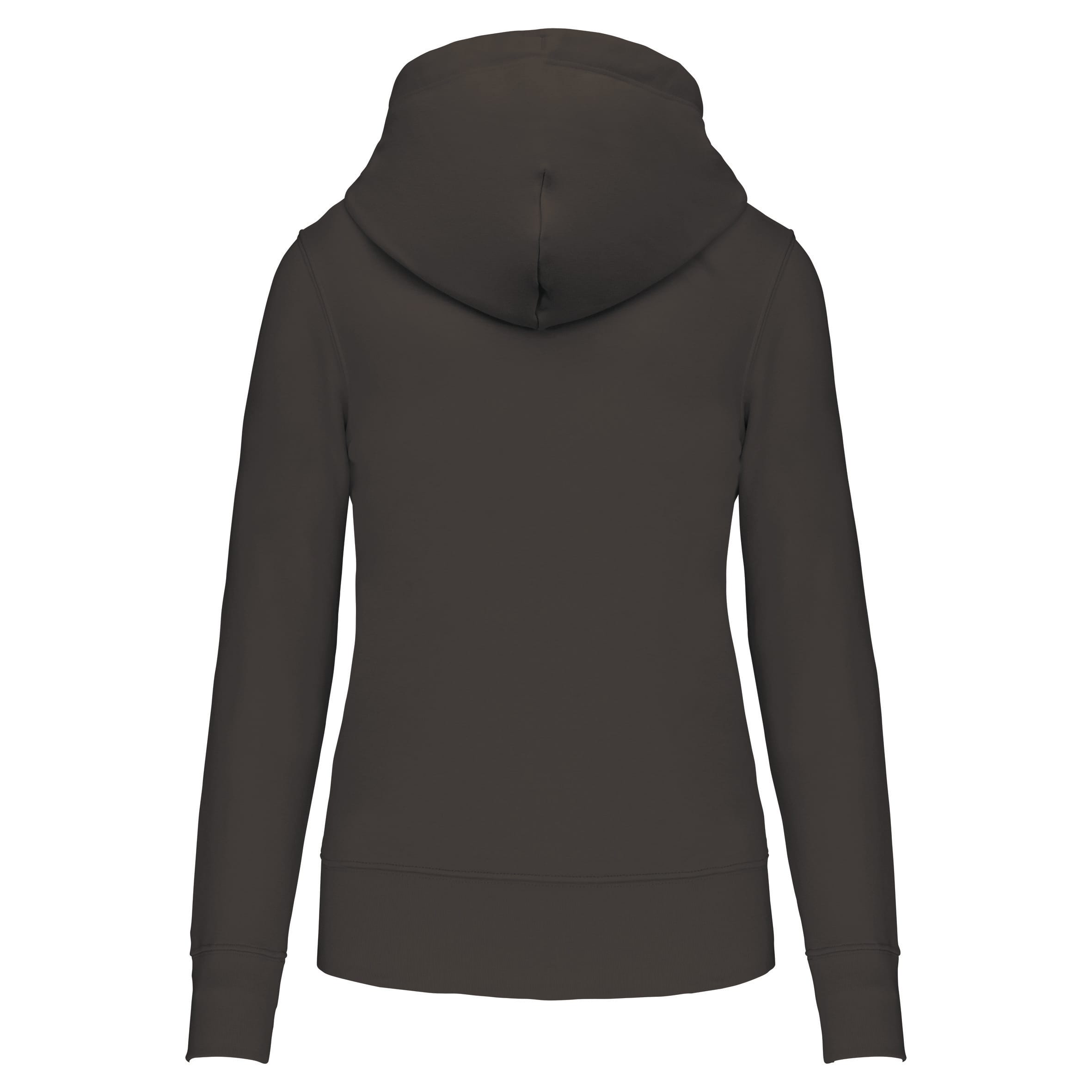 Ecologische damessweater met capuchon