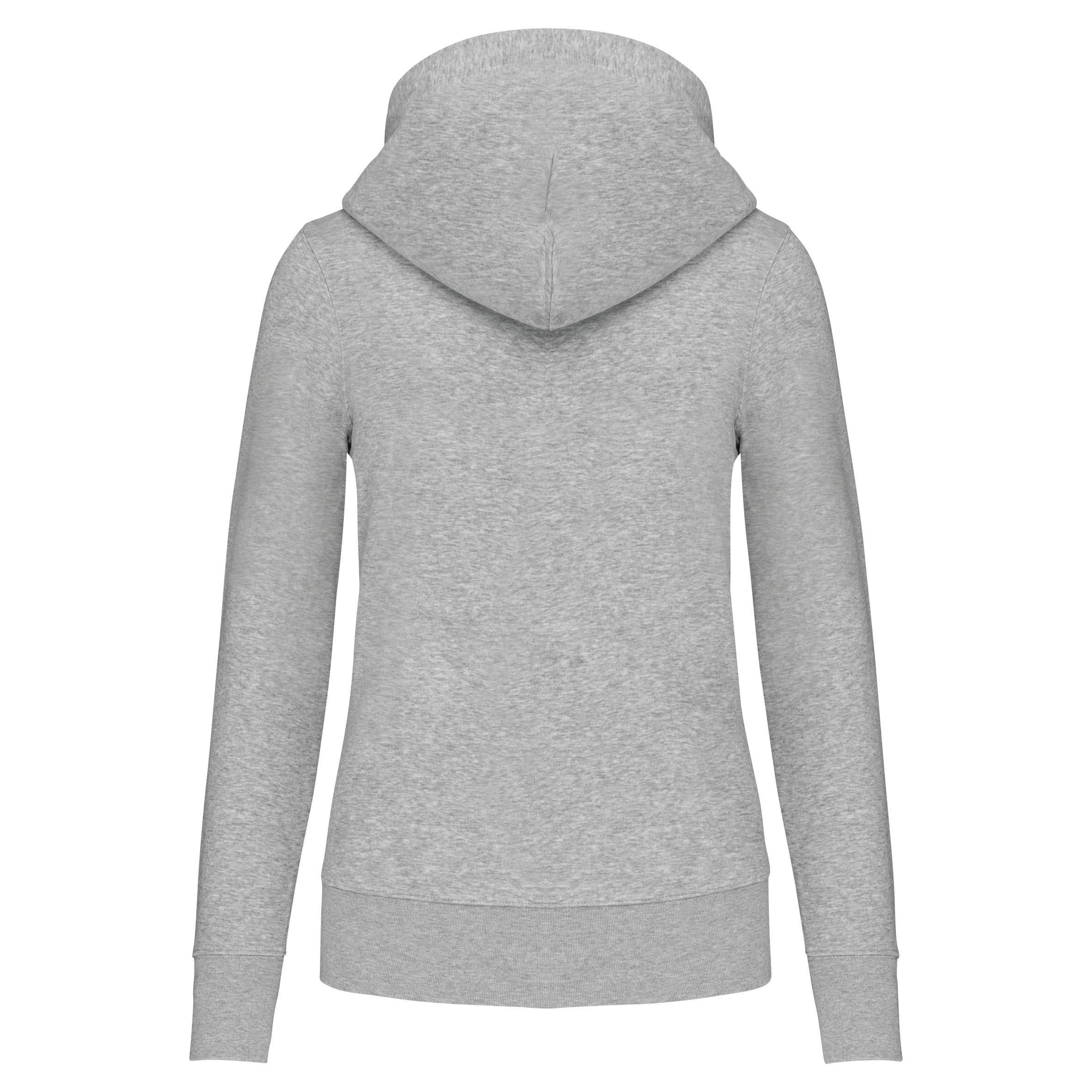 Ecologische damessweater met capuchon