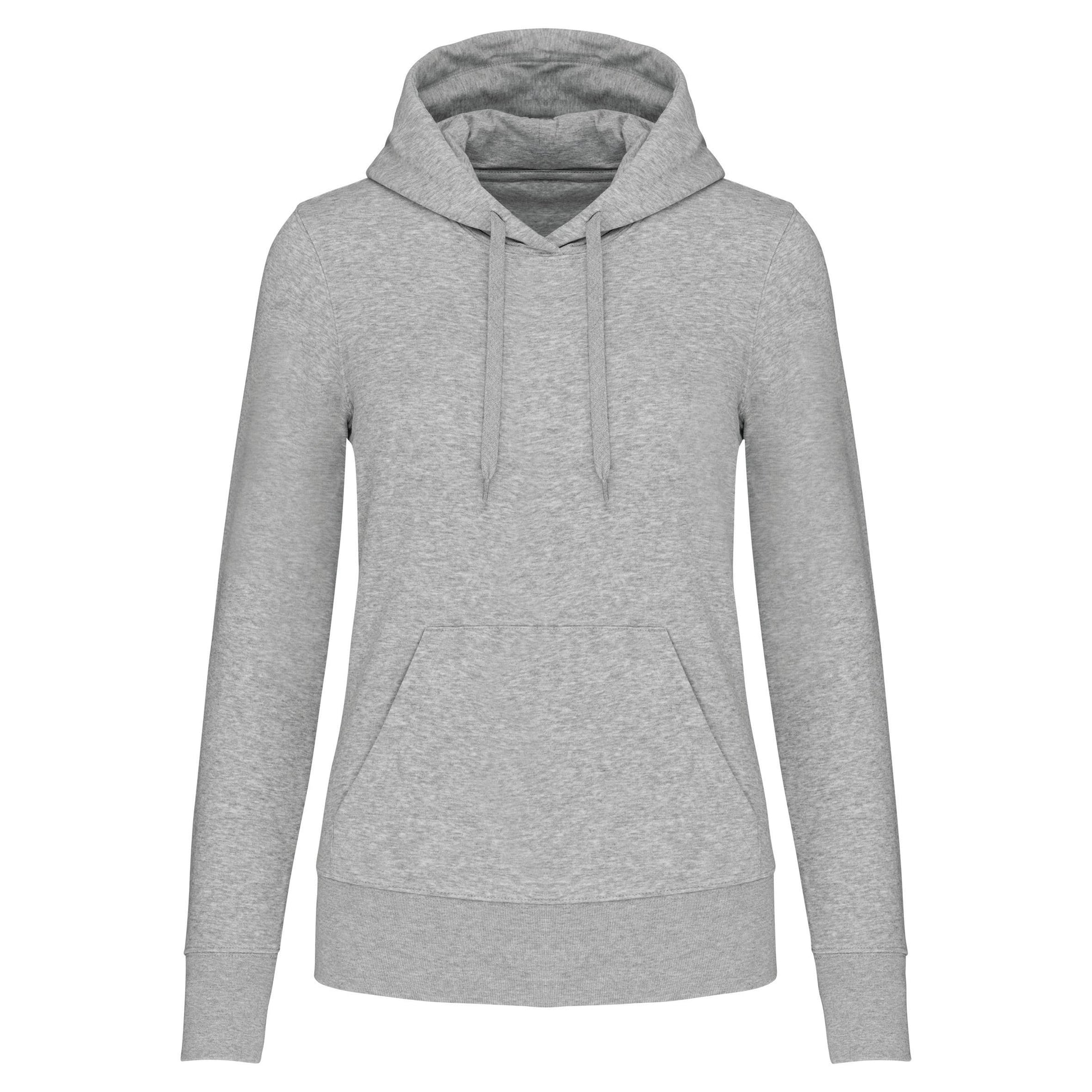 Ecologische damessweater met capuchon