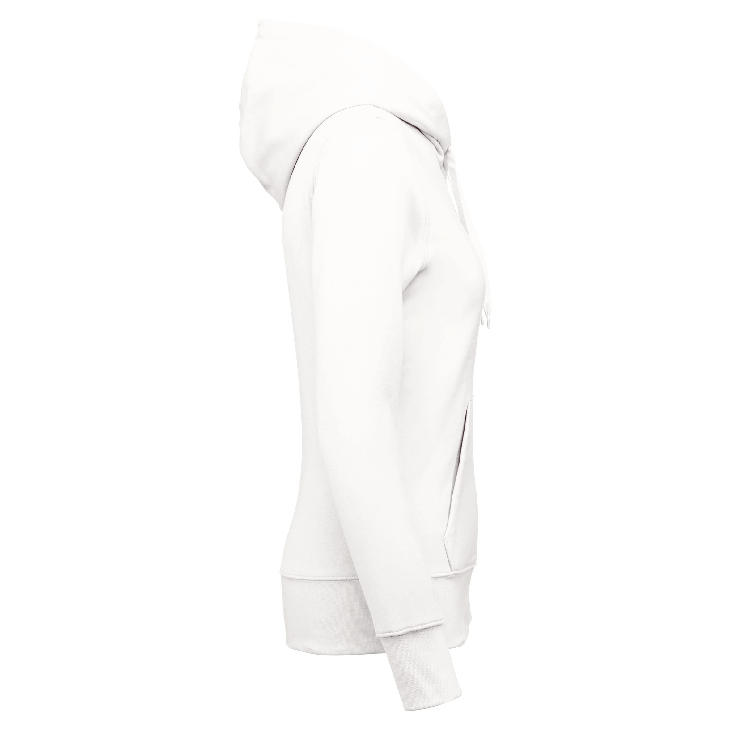 Ecologische damessweater met capuchon
