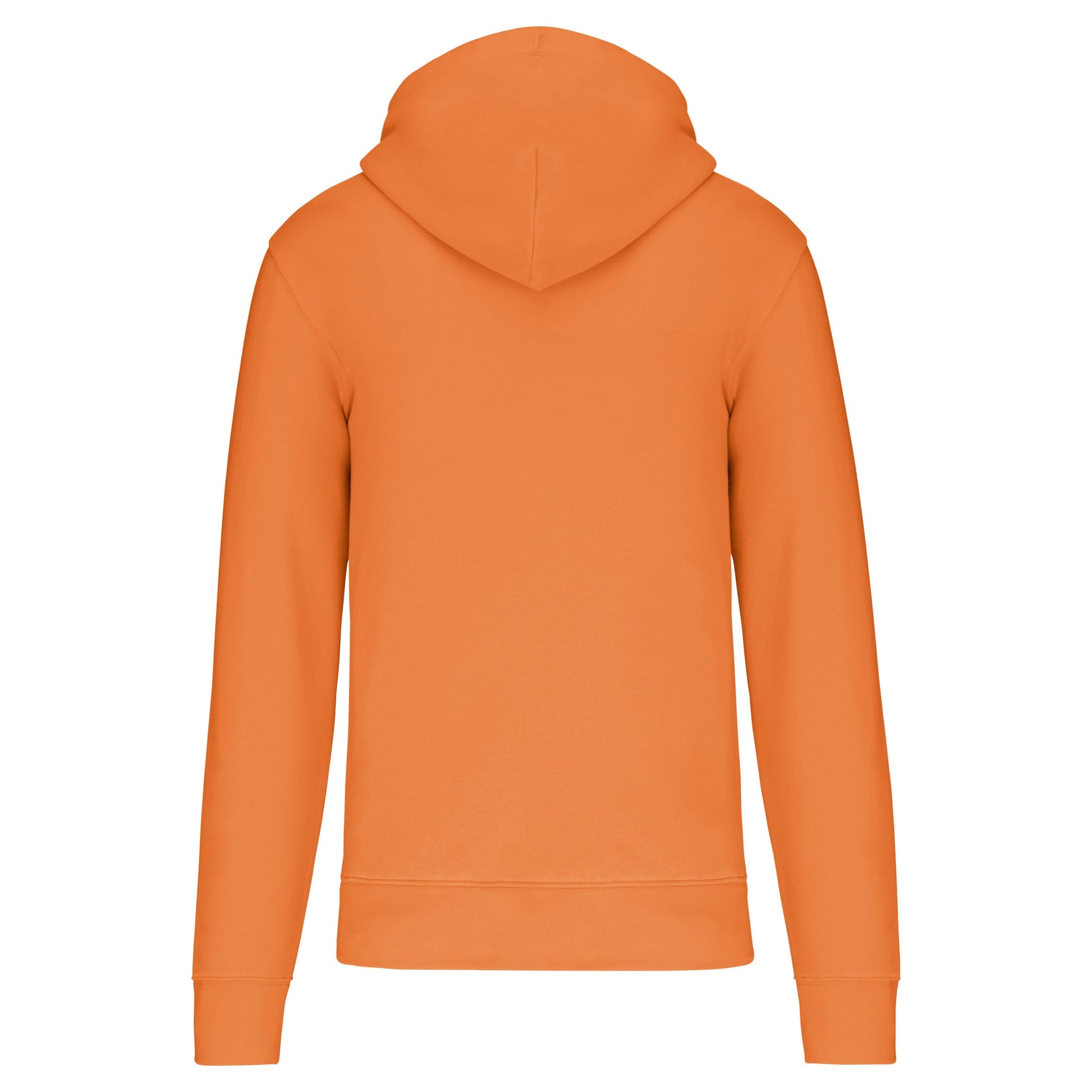 Ecologische herensweater met capuchon en ritssluiting