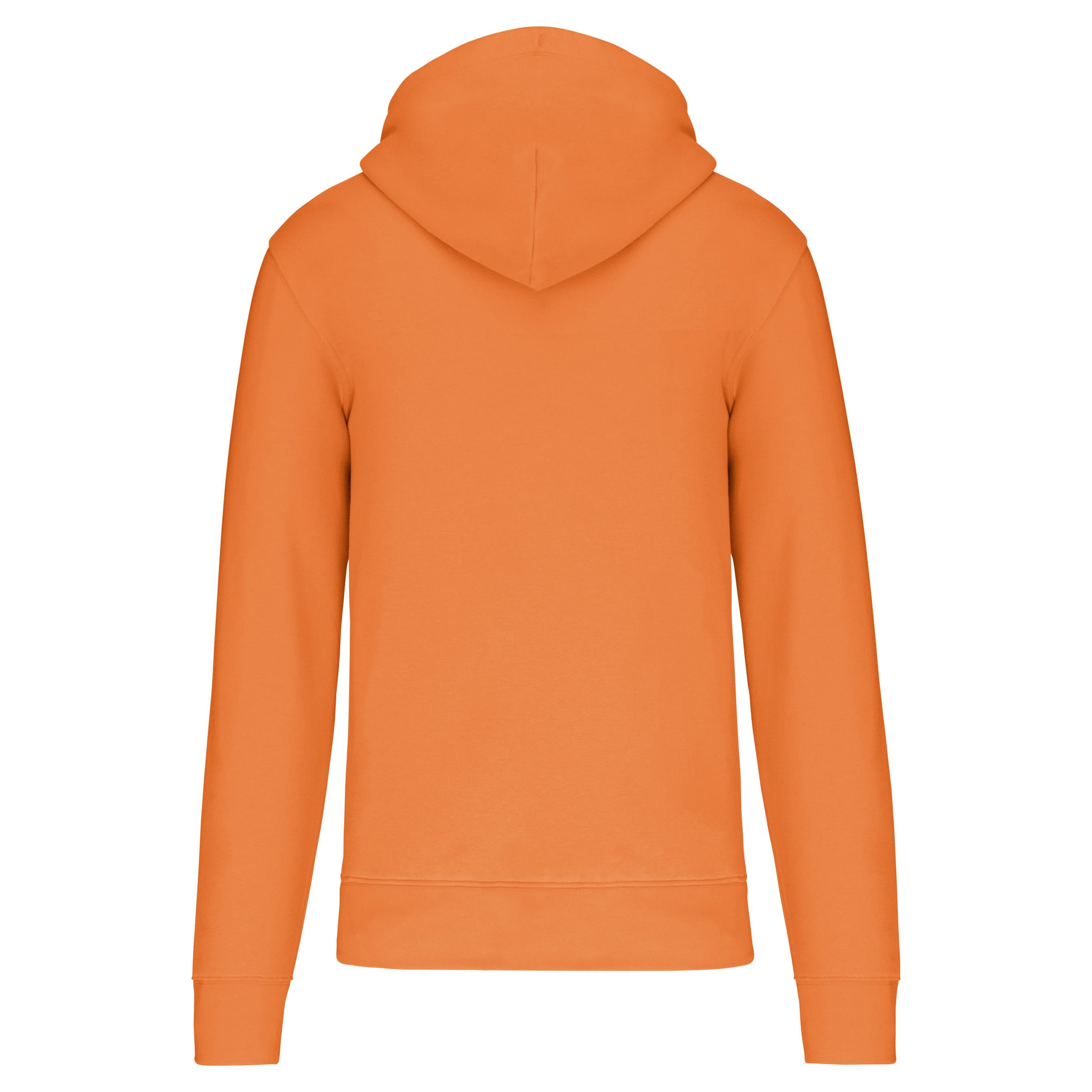 Ecologische herensweater met capuchon en ritssluiting
