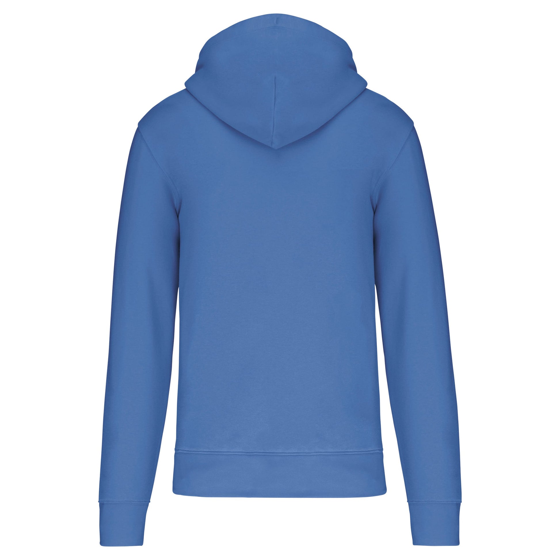 Ecologische herensweater met capuchon en ritssluiting