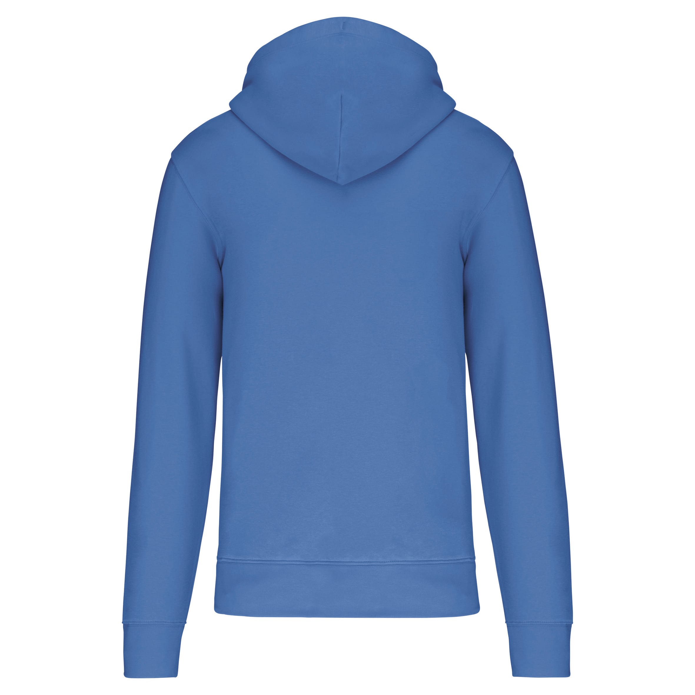 Ecologische herensweater met capuchon en ritssluiting