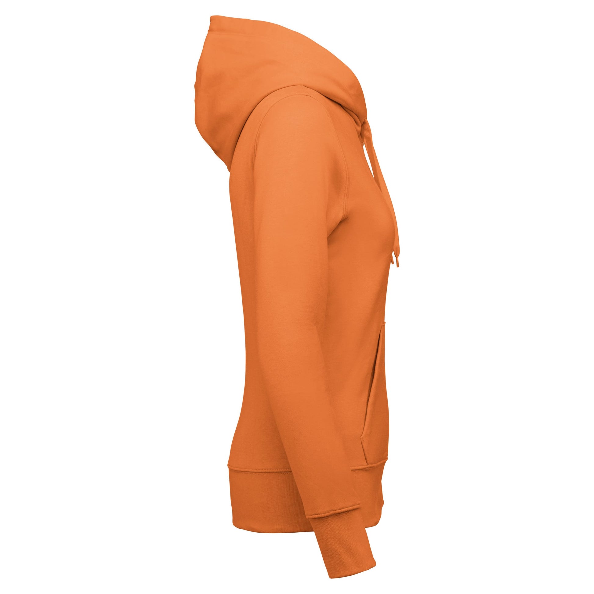 Ecologische damessweater met capuchon en ritssluiting
