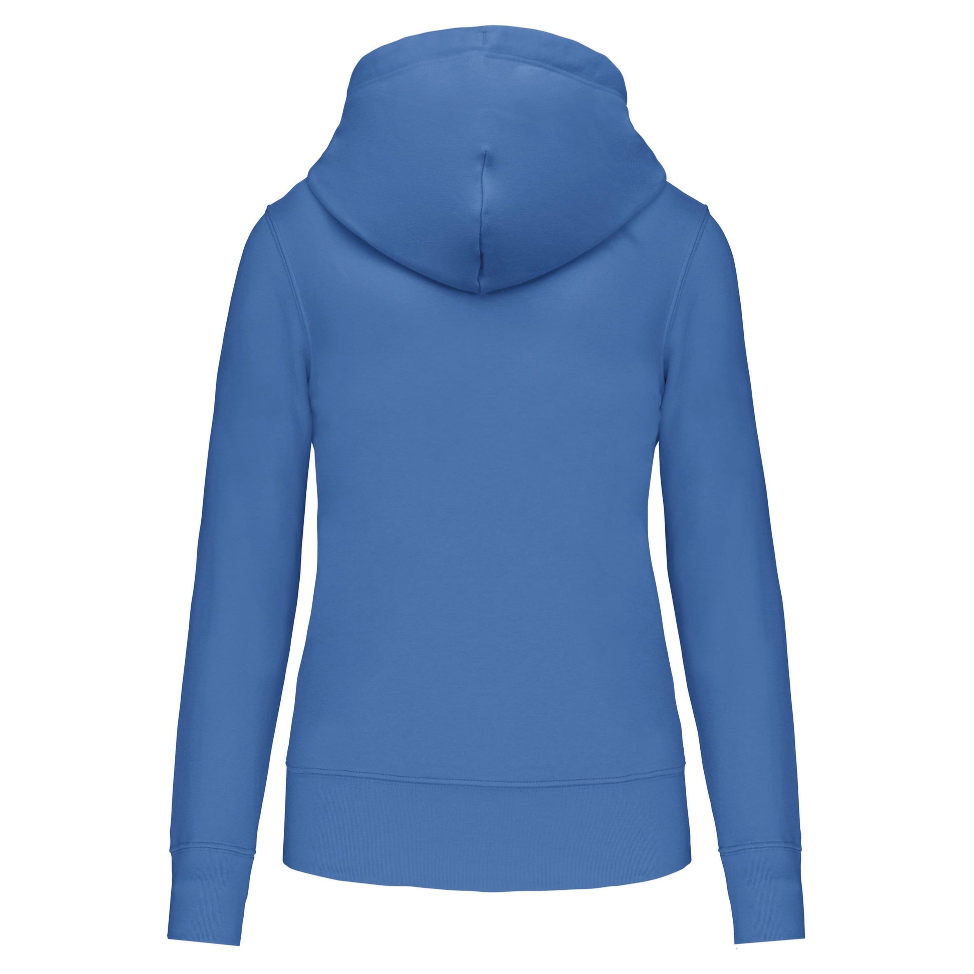 Ecologische damessweater met capuchon en ritssluiting