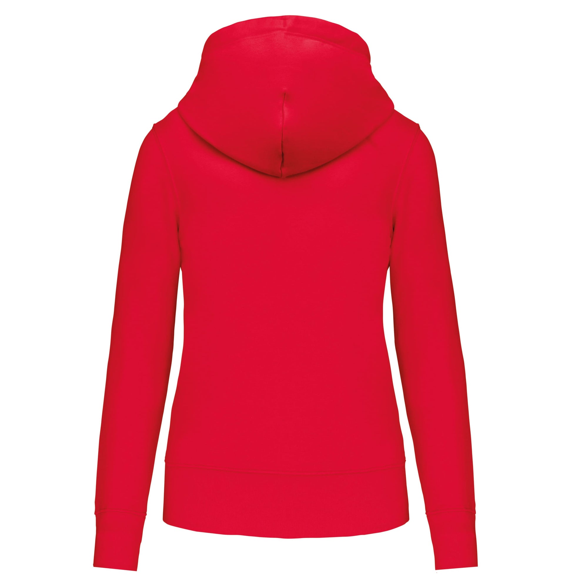 Ecologische damessweater met capuchon en ritssluiting