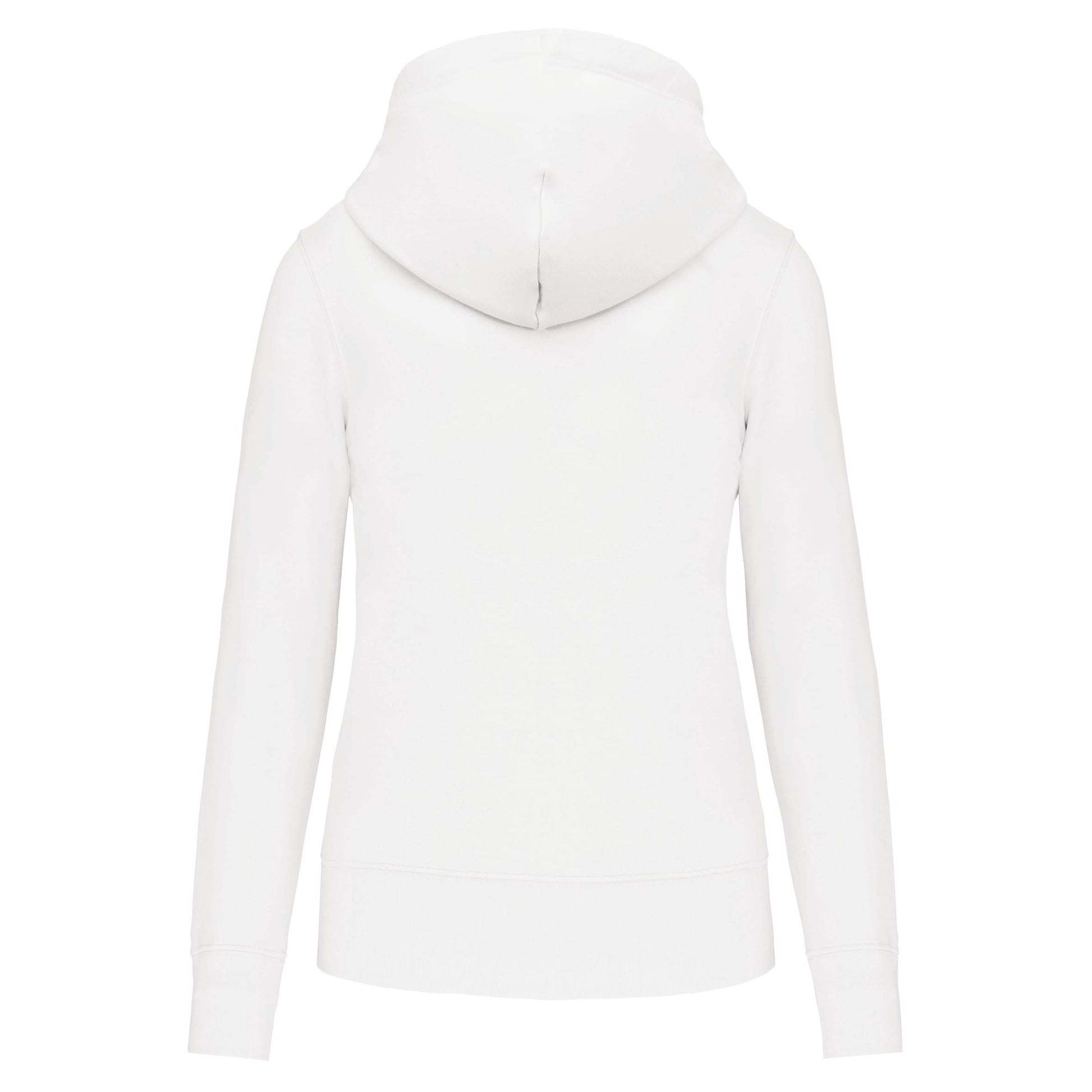 Ecologische damessweater met capuchon en ritssluiting