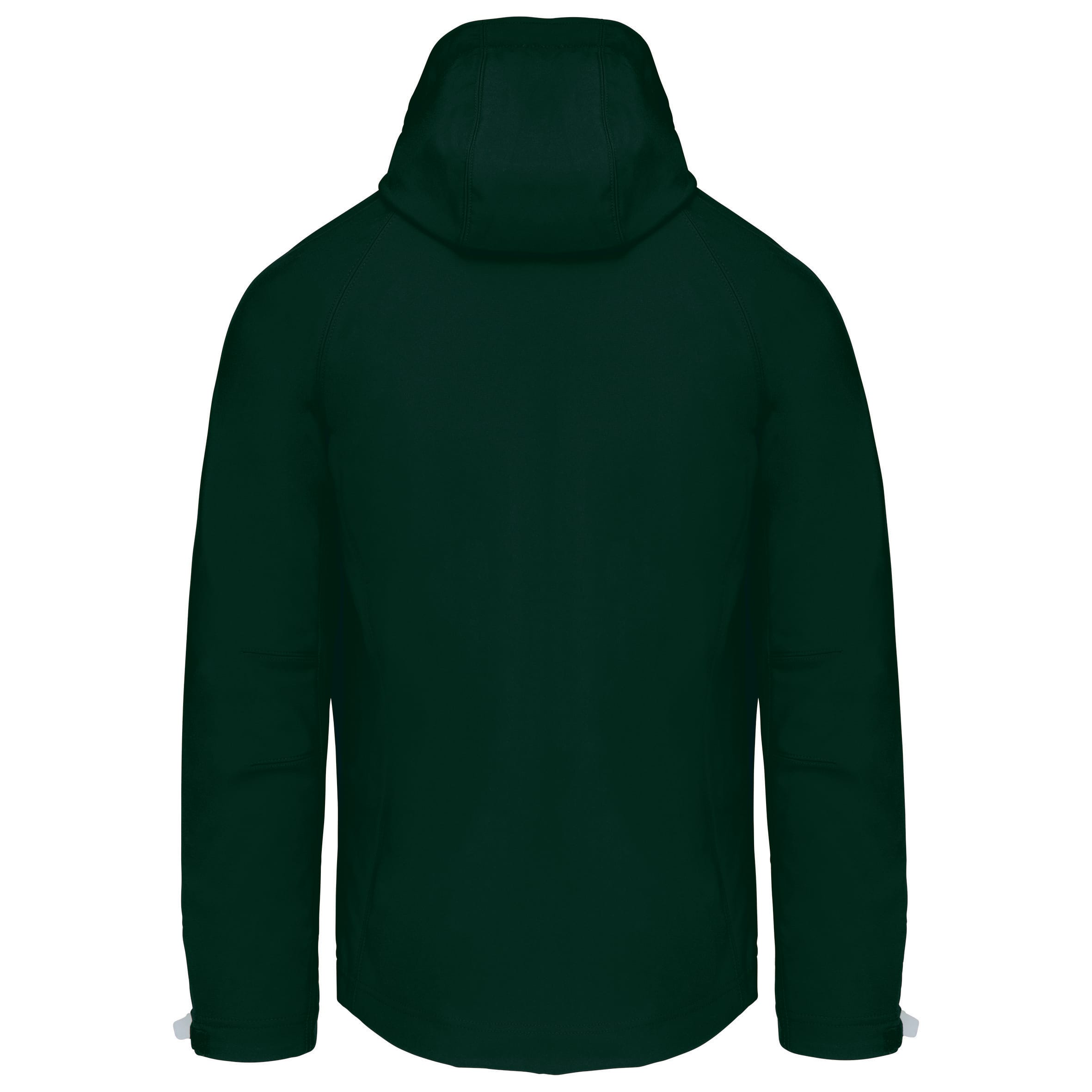 Heren softshell jas met afneembare capuchon