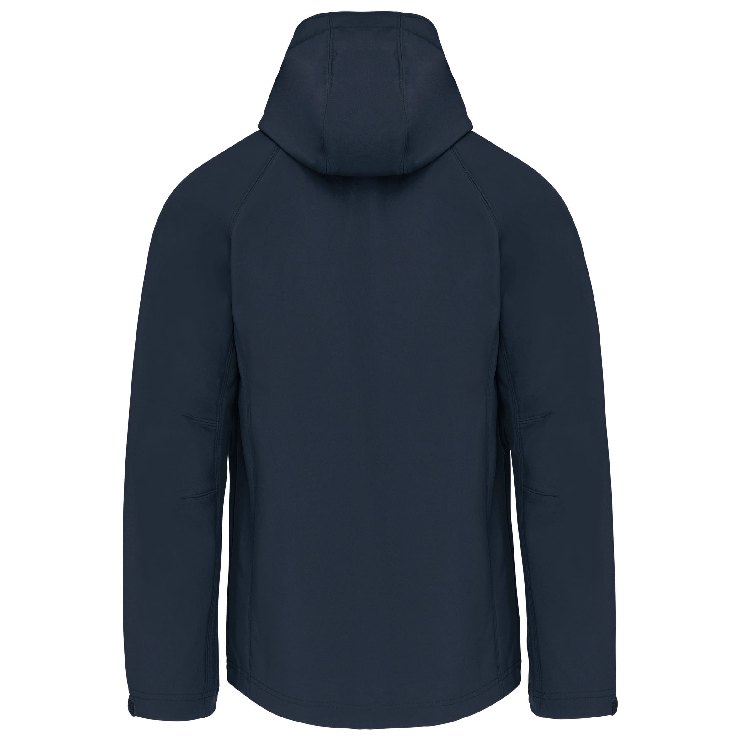 Heren softshell jas met afneembare capuchon