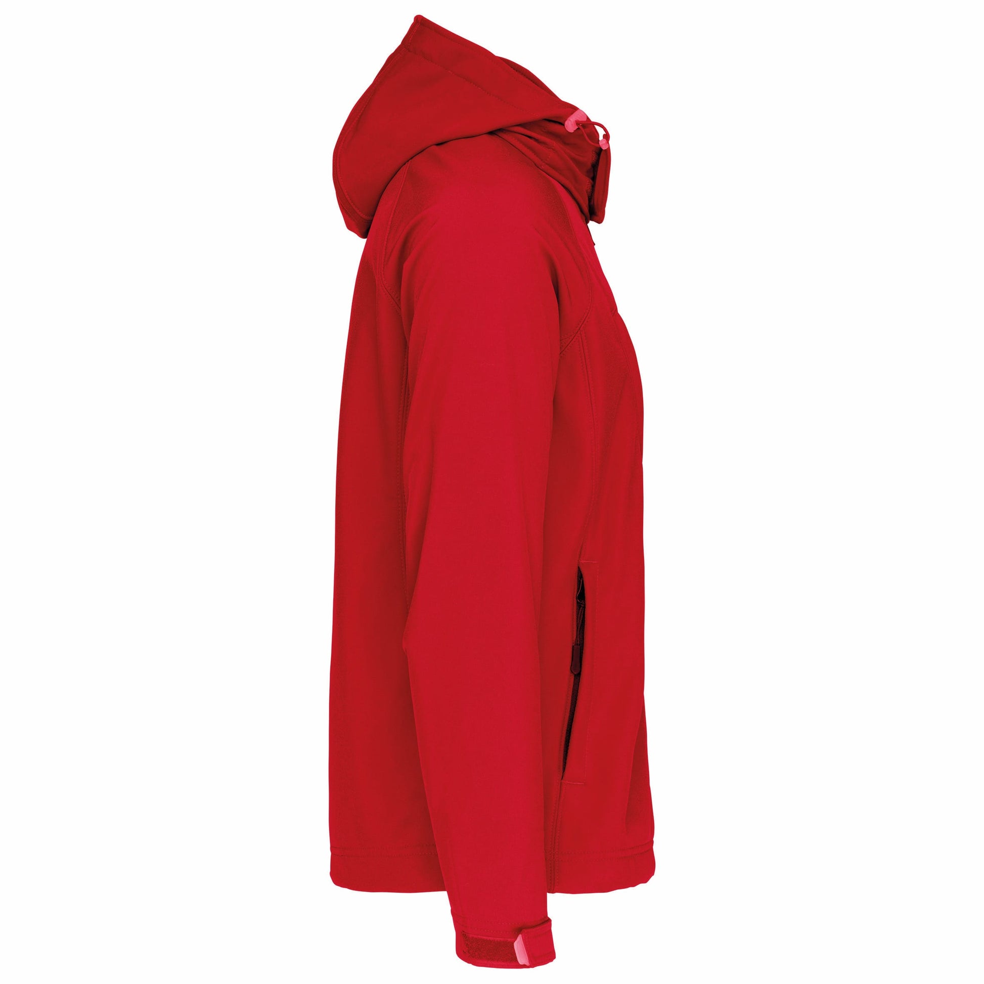 Heren softshell jas met afneembare capuchon