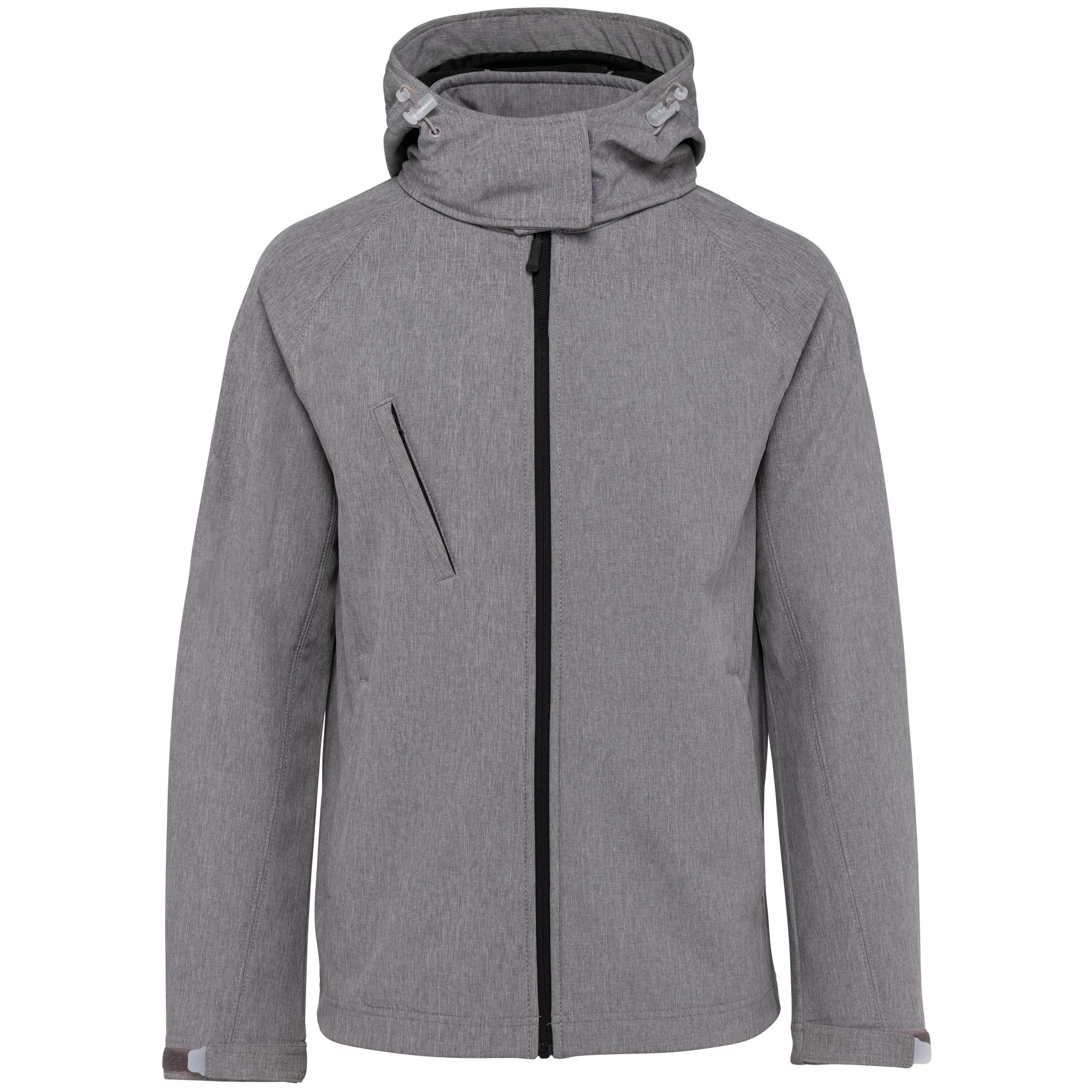 Dames softshell jas met afneembare capuchon