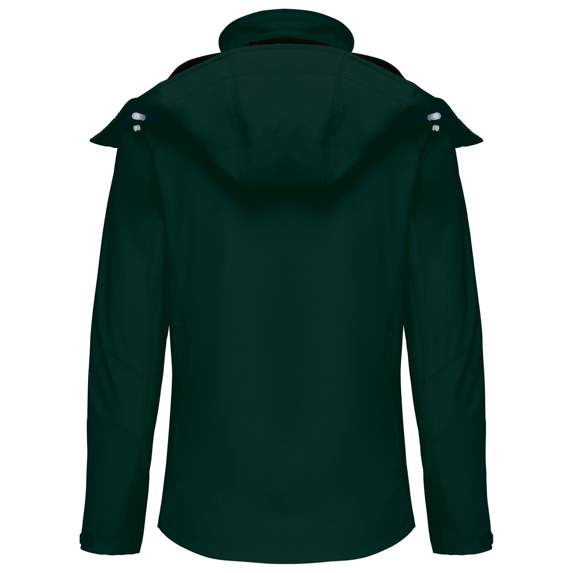 Dames softshell jas met afneembare capuchon