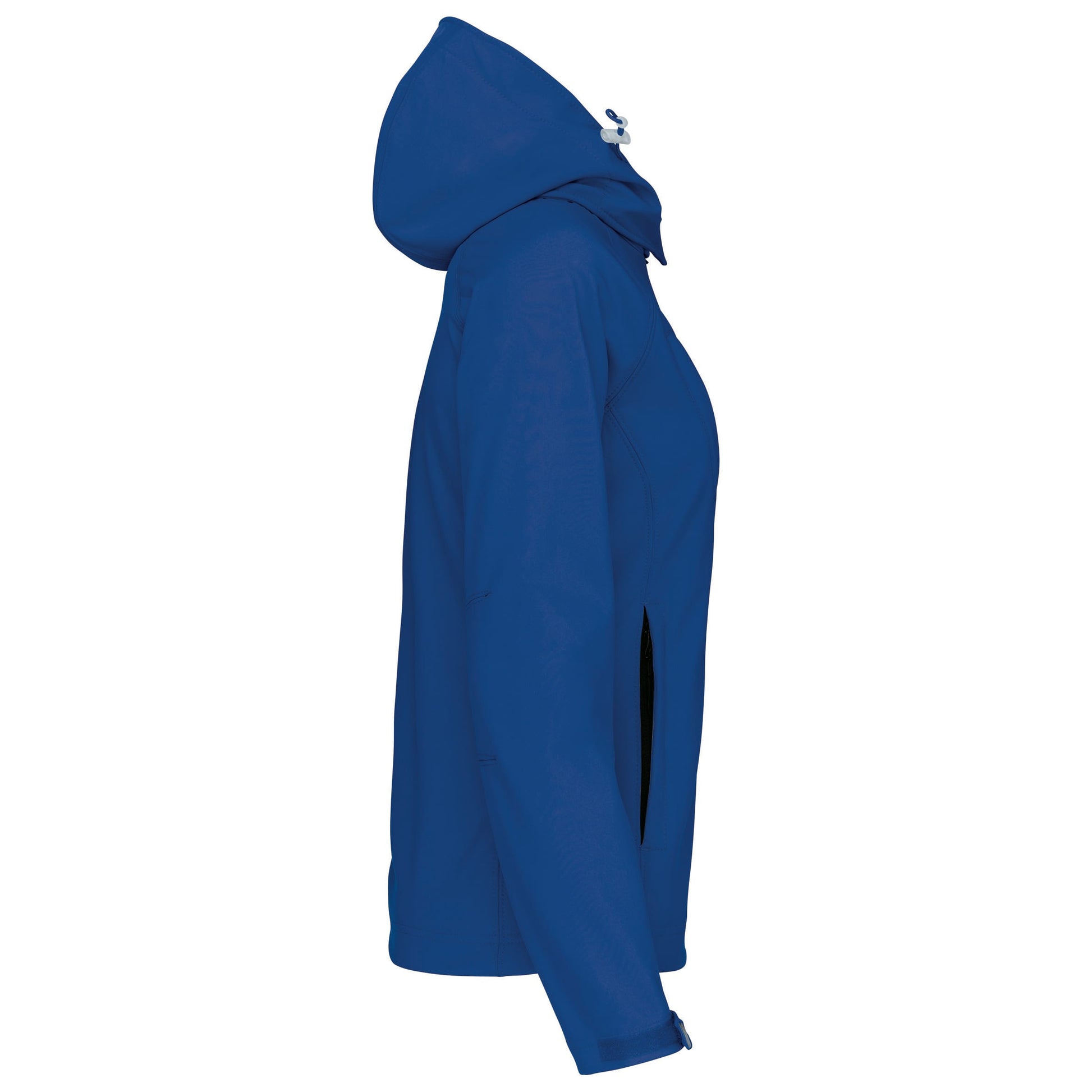 Dames softshell jas met afneembare capuchon