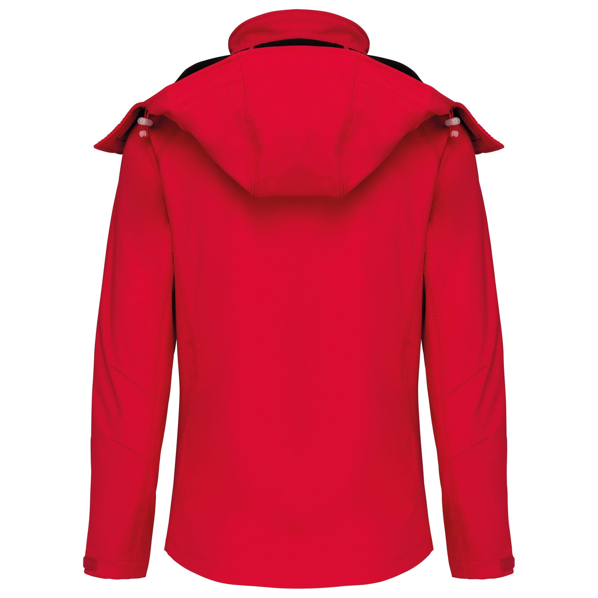 Dames softshell jas met afneembare capuchon
