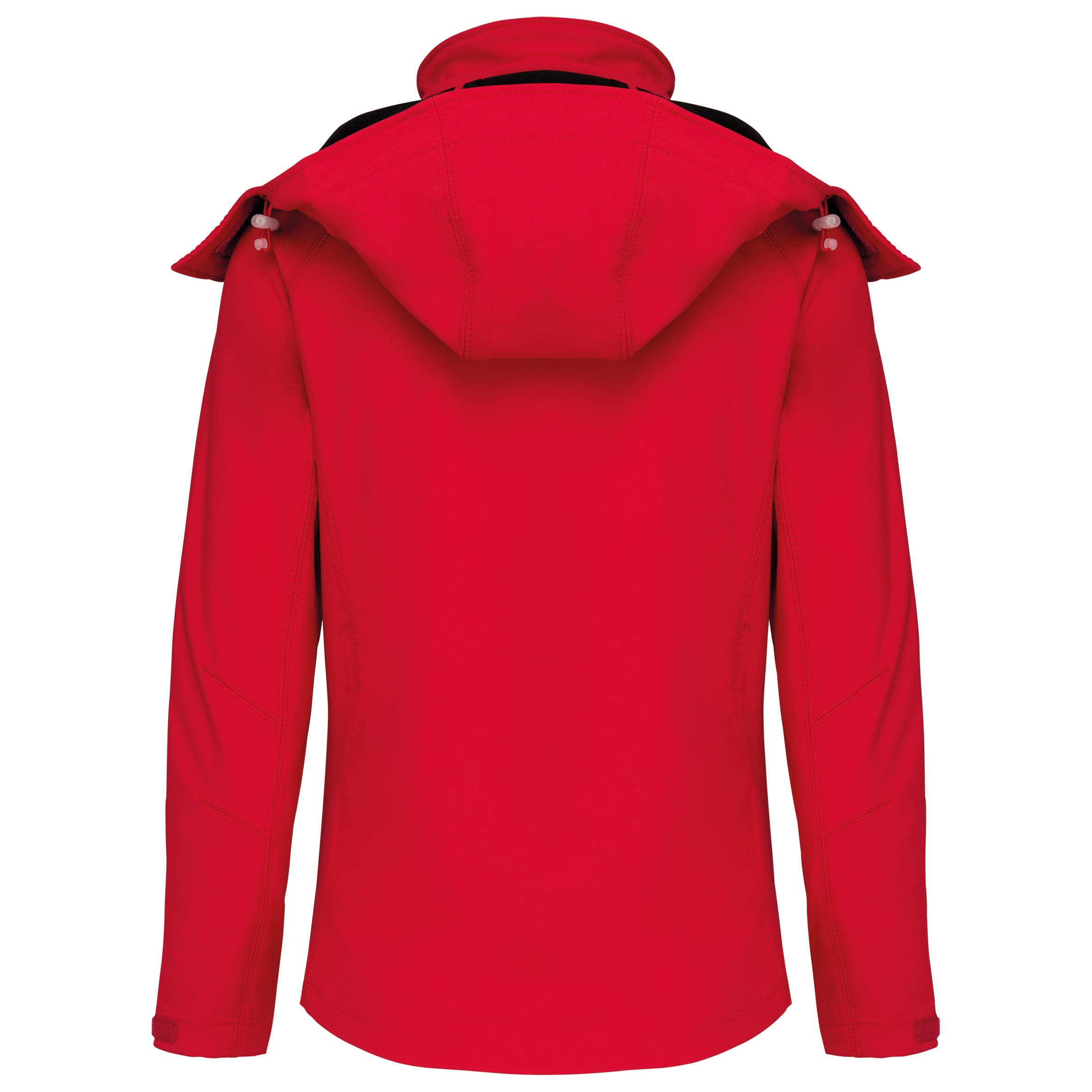 Dames softshell jas met afneembare capuchon