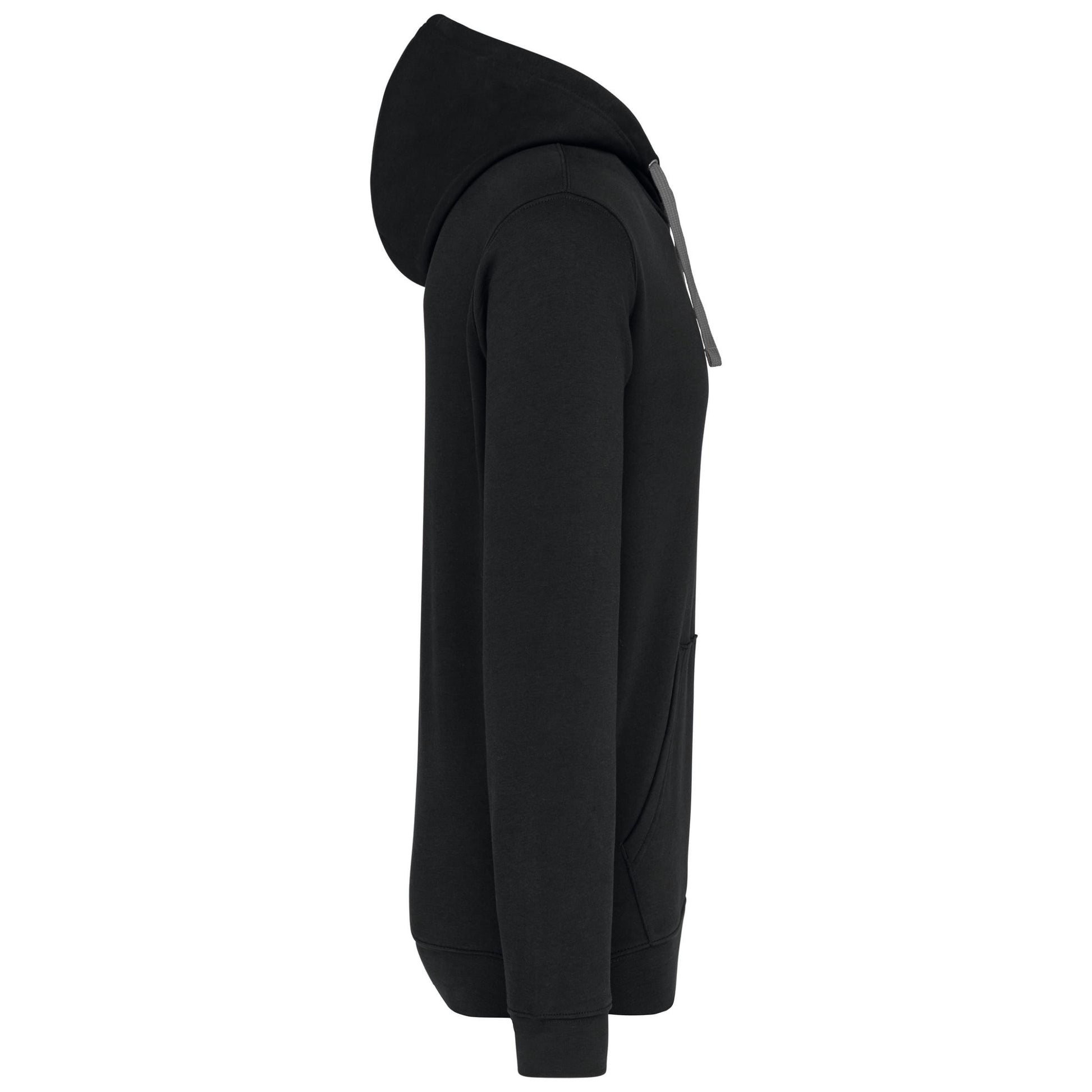 Sweater met contrasterende capuchon