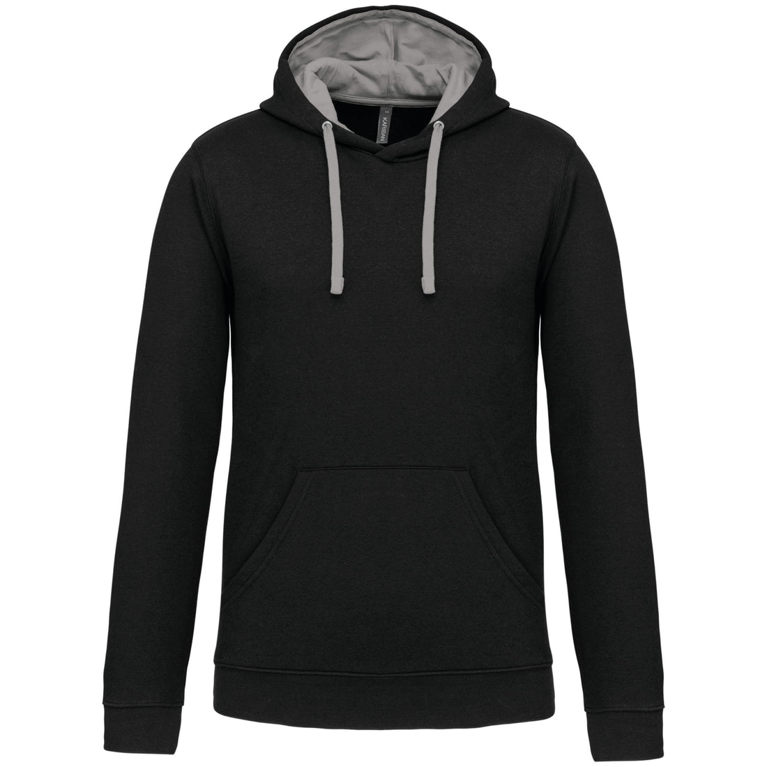 Sweater met contrasterende capuchon