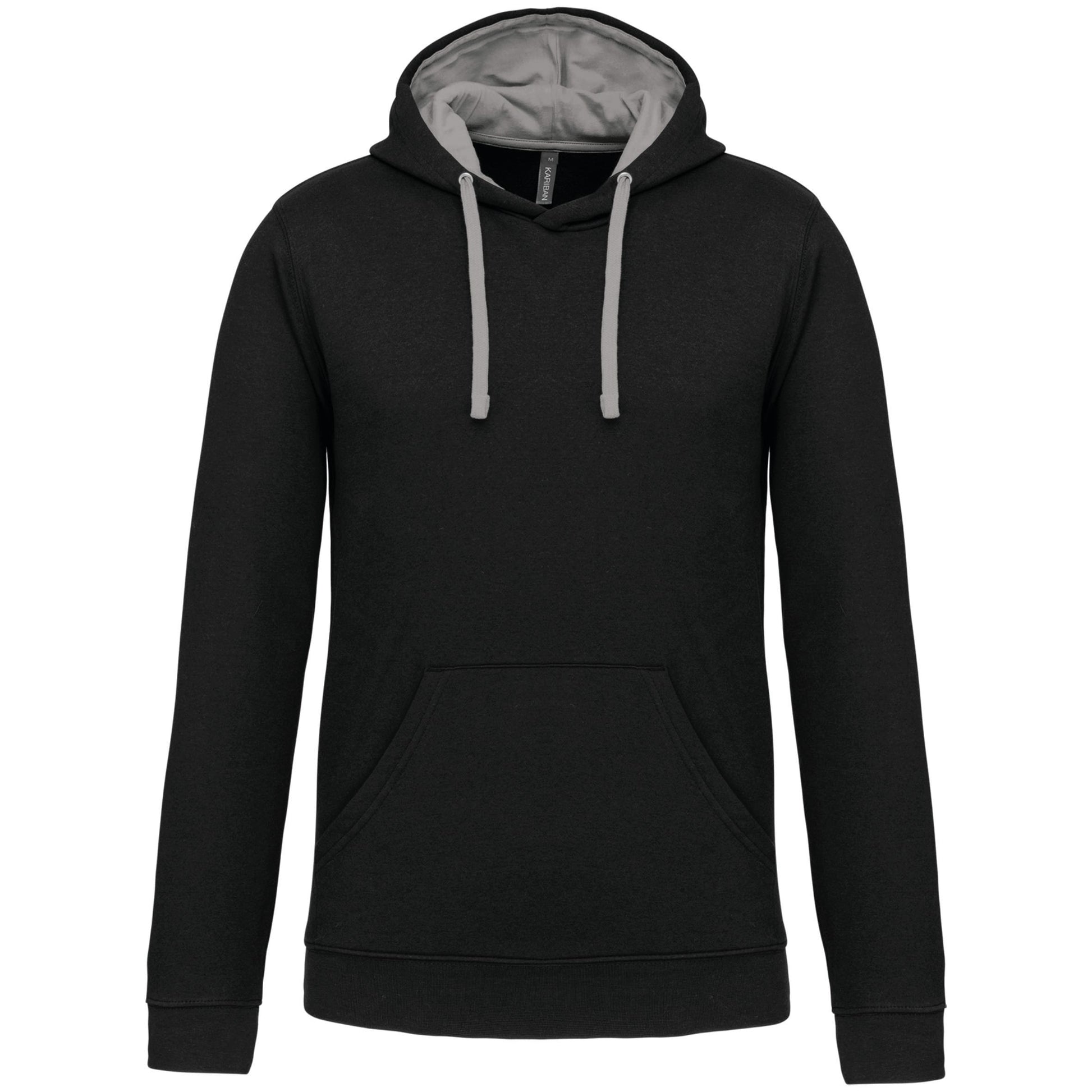 Sweater met contrasterende capuchon