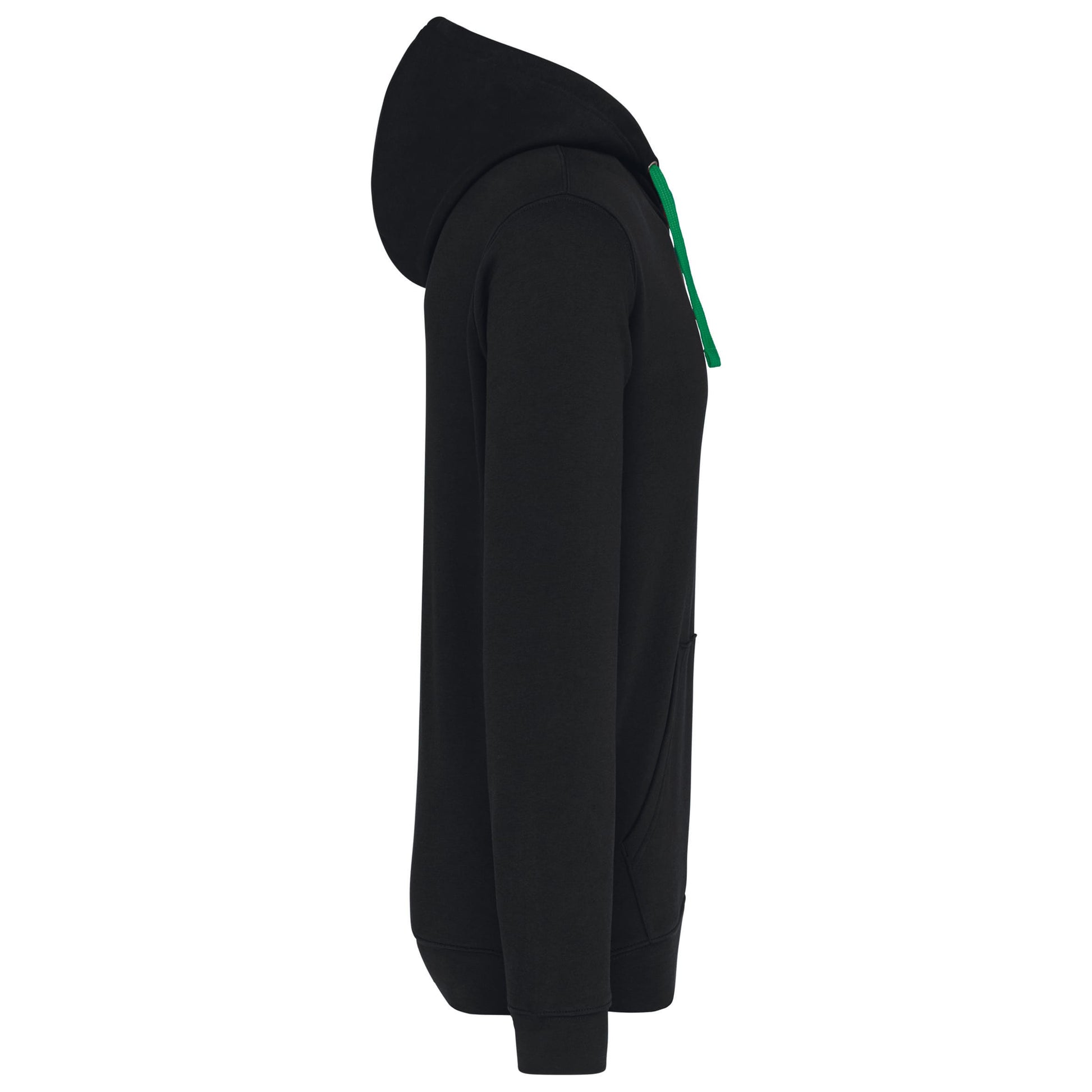Sweater met contrasterende capuchon