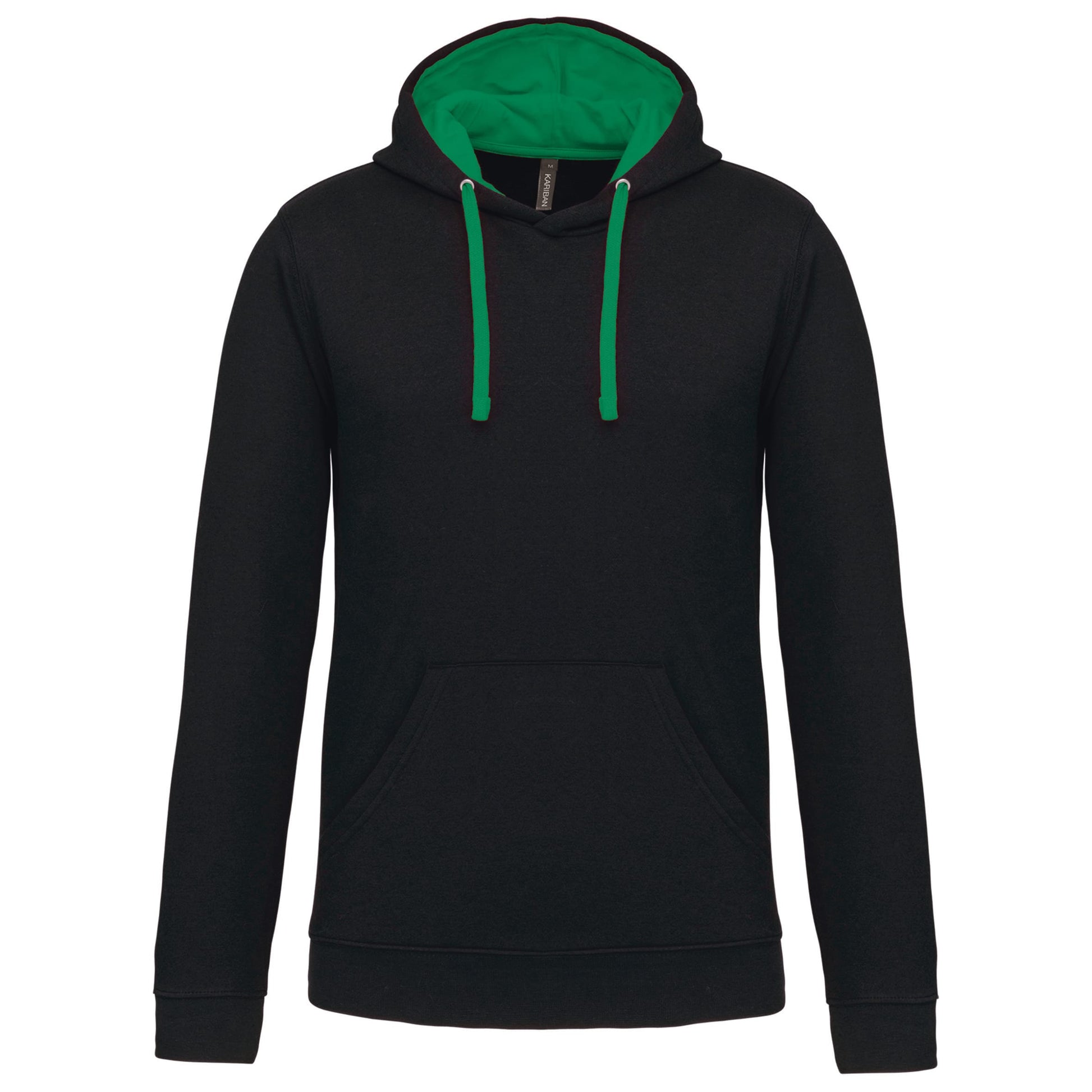 Sweater met contrasterende capuchon