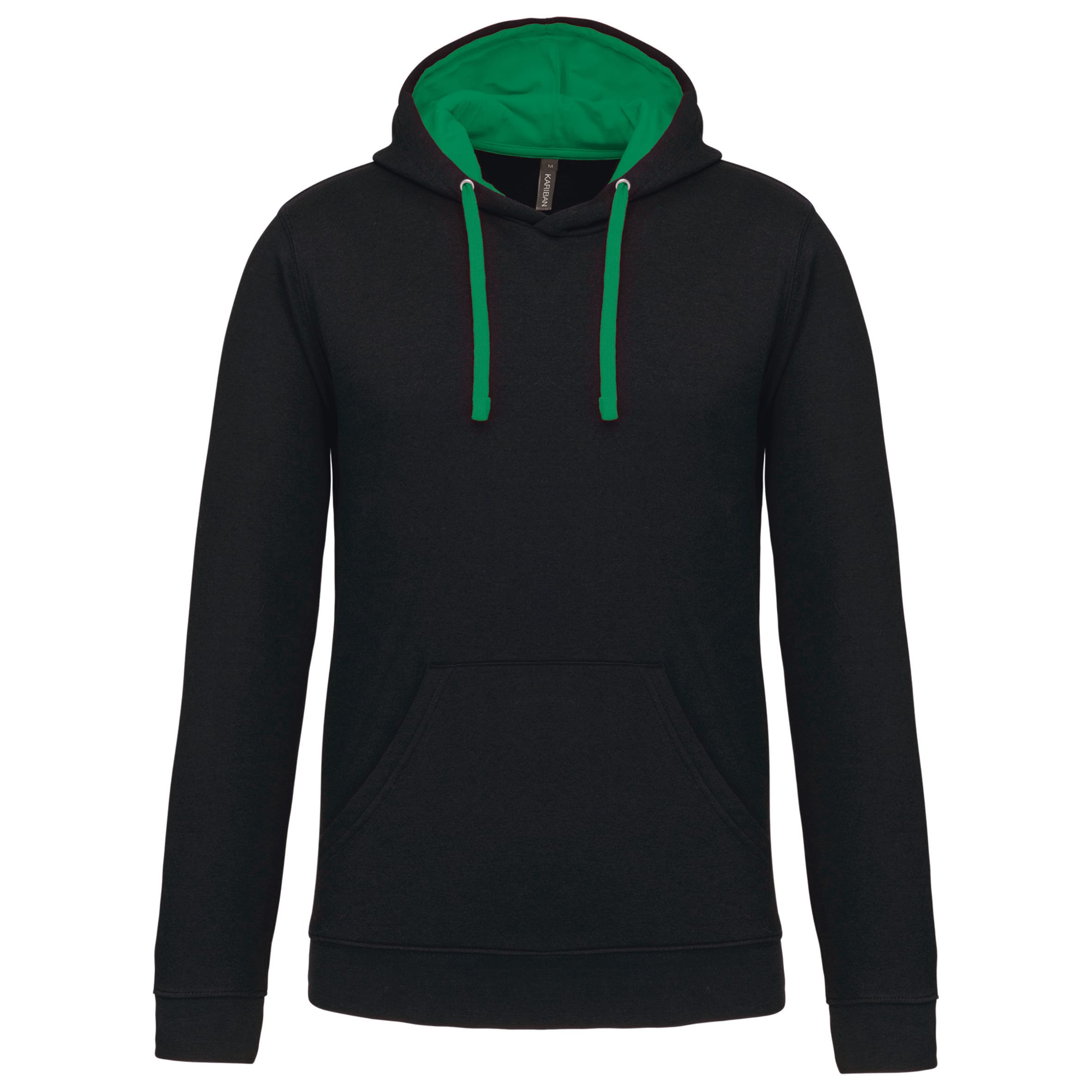 Sweater met contrasterende capuchon