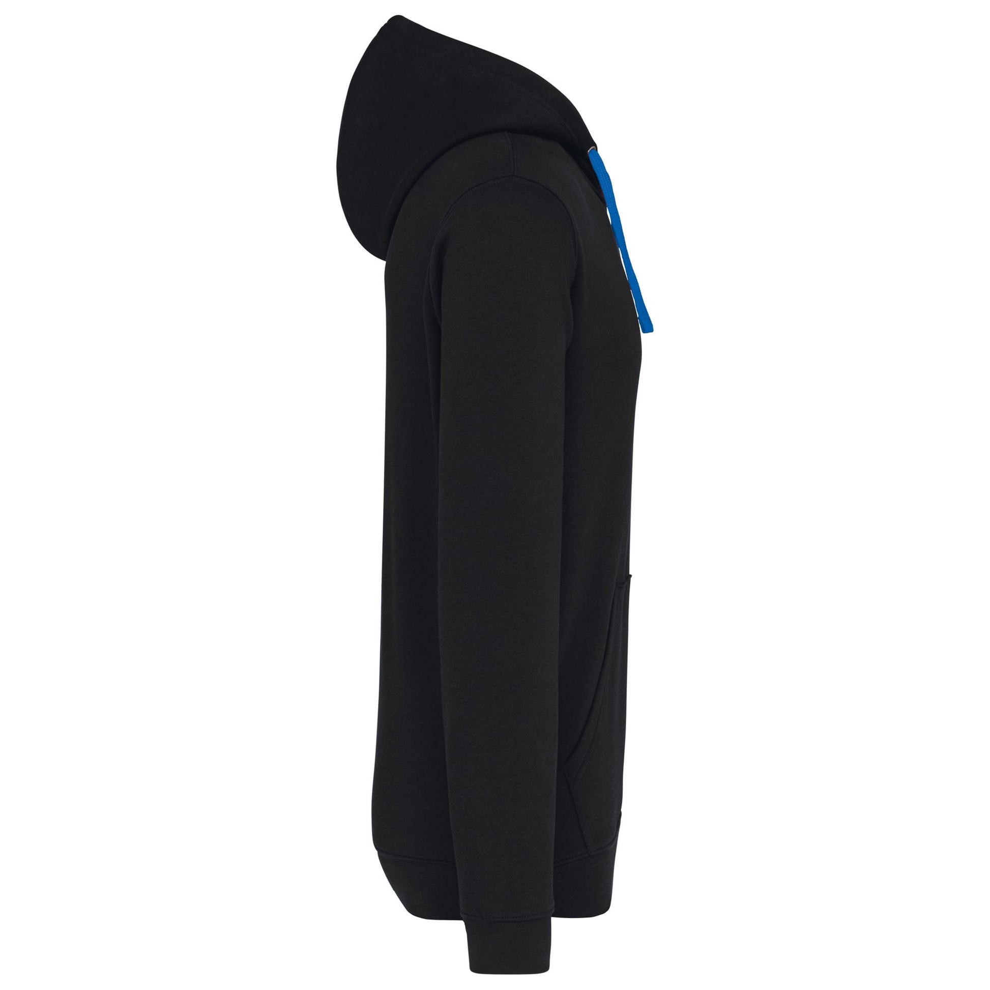 Sweater met contrasterende capuchon