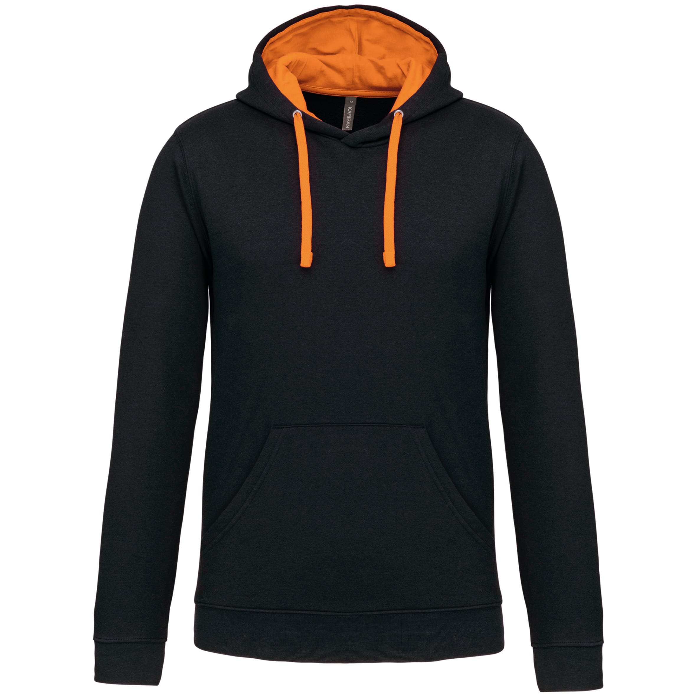 Sweater met contrasterende capuchon