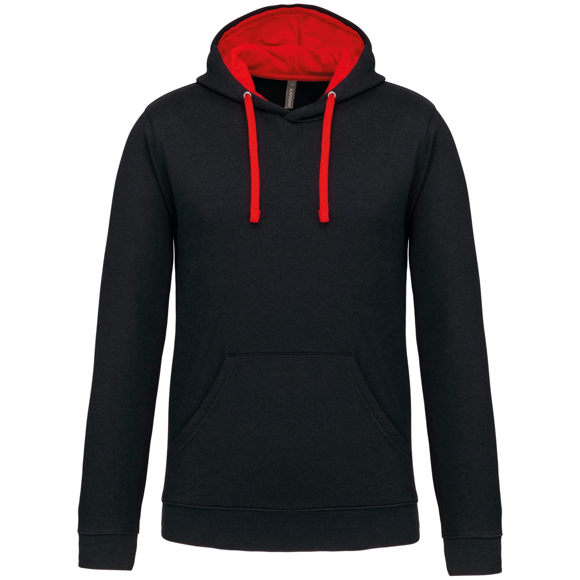 Sweater met contrasterende capuchon
