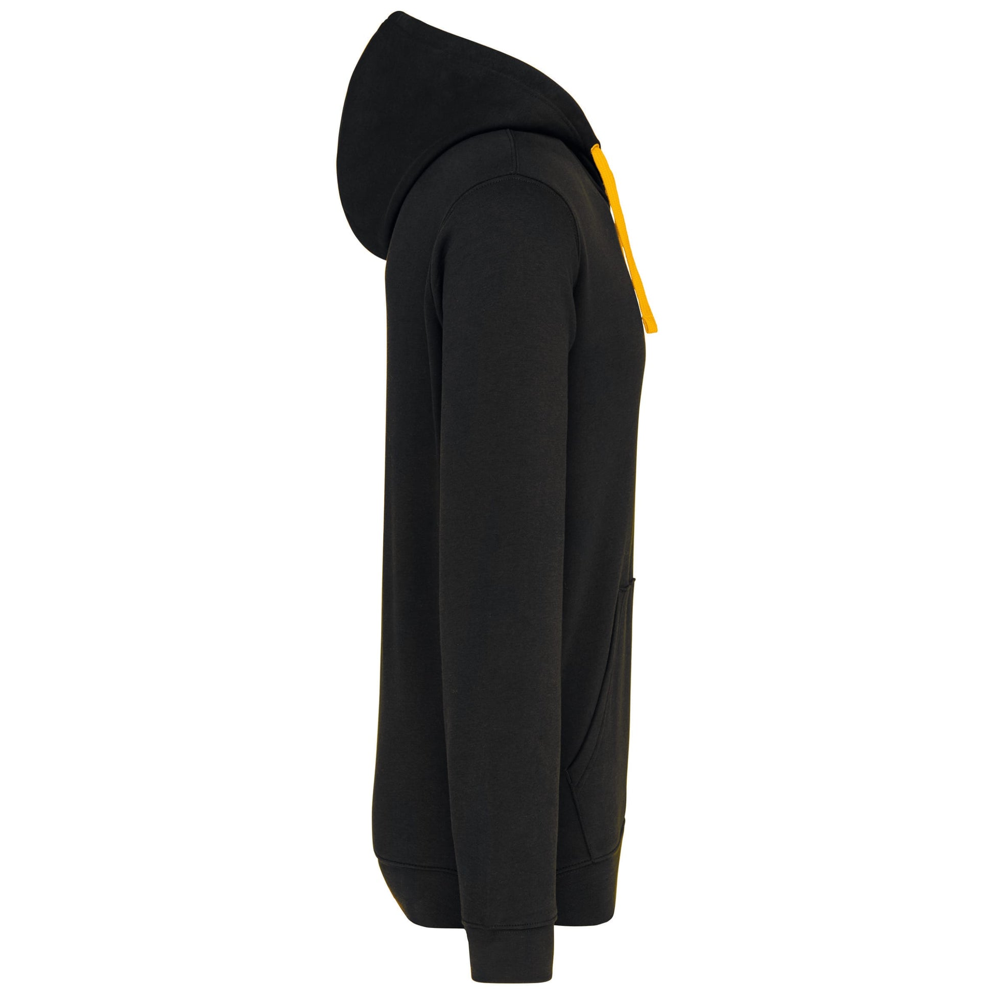 Sweater met contrasterende capuchon