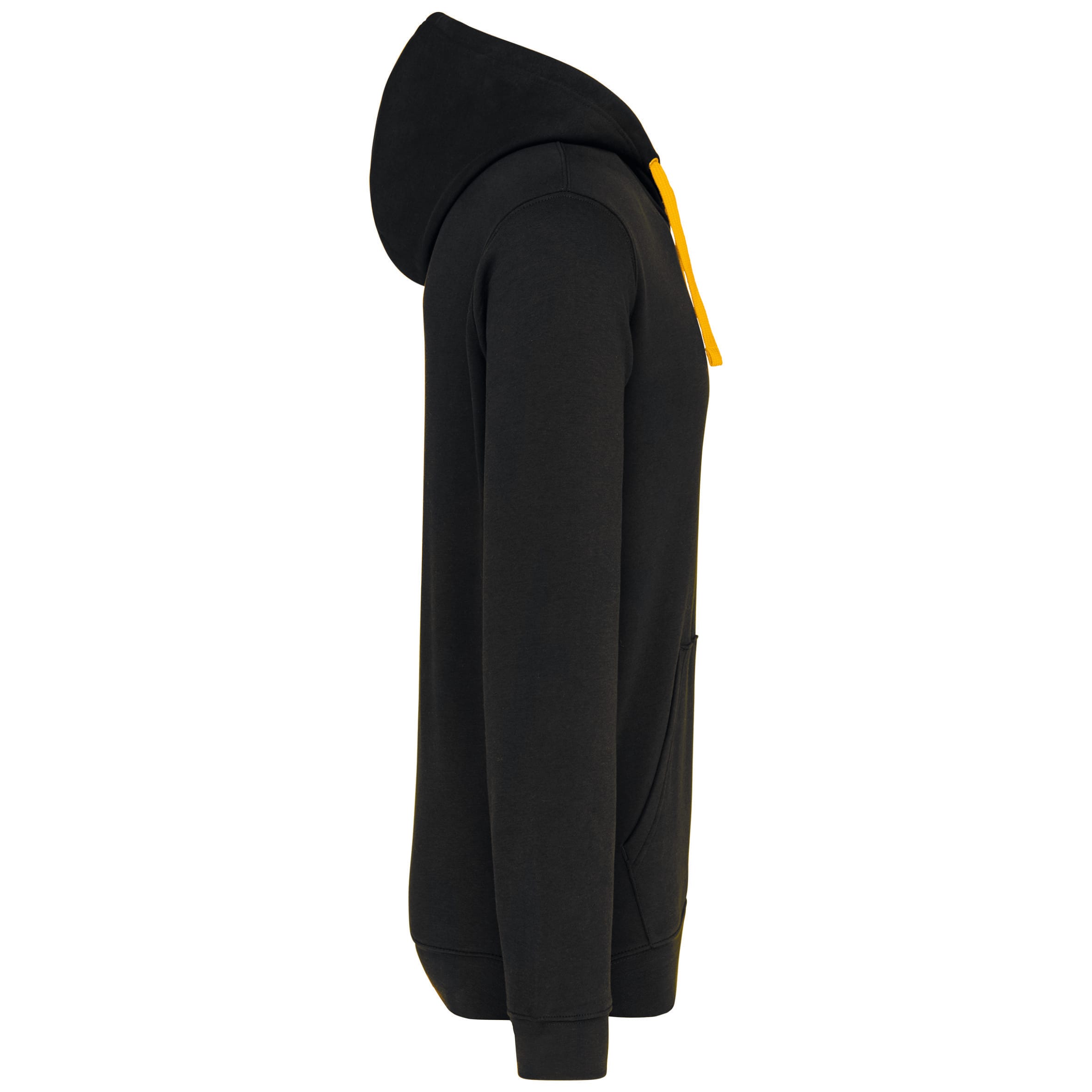 Sweater met contrasterende capuchon