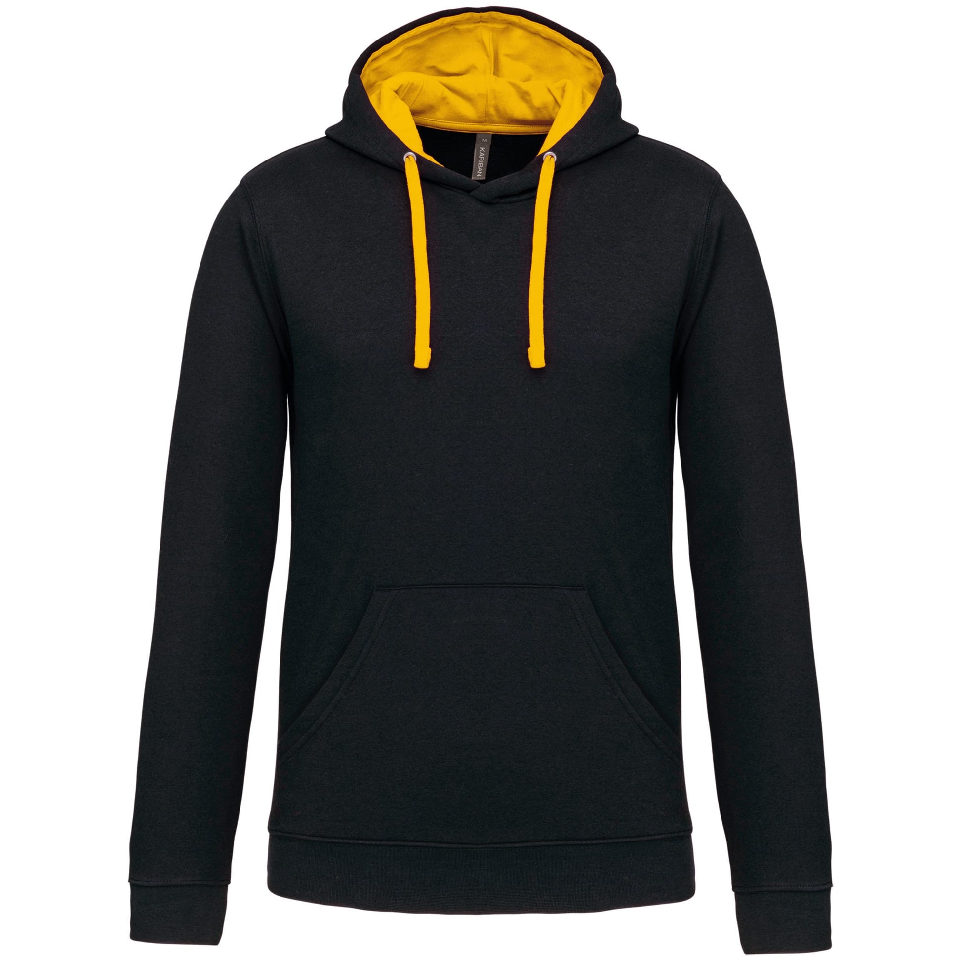Sweater met contrasterende capuchon