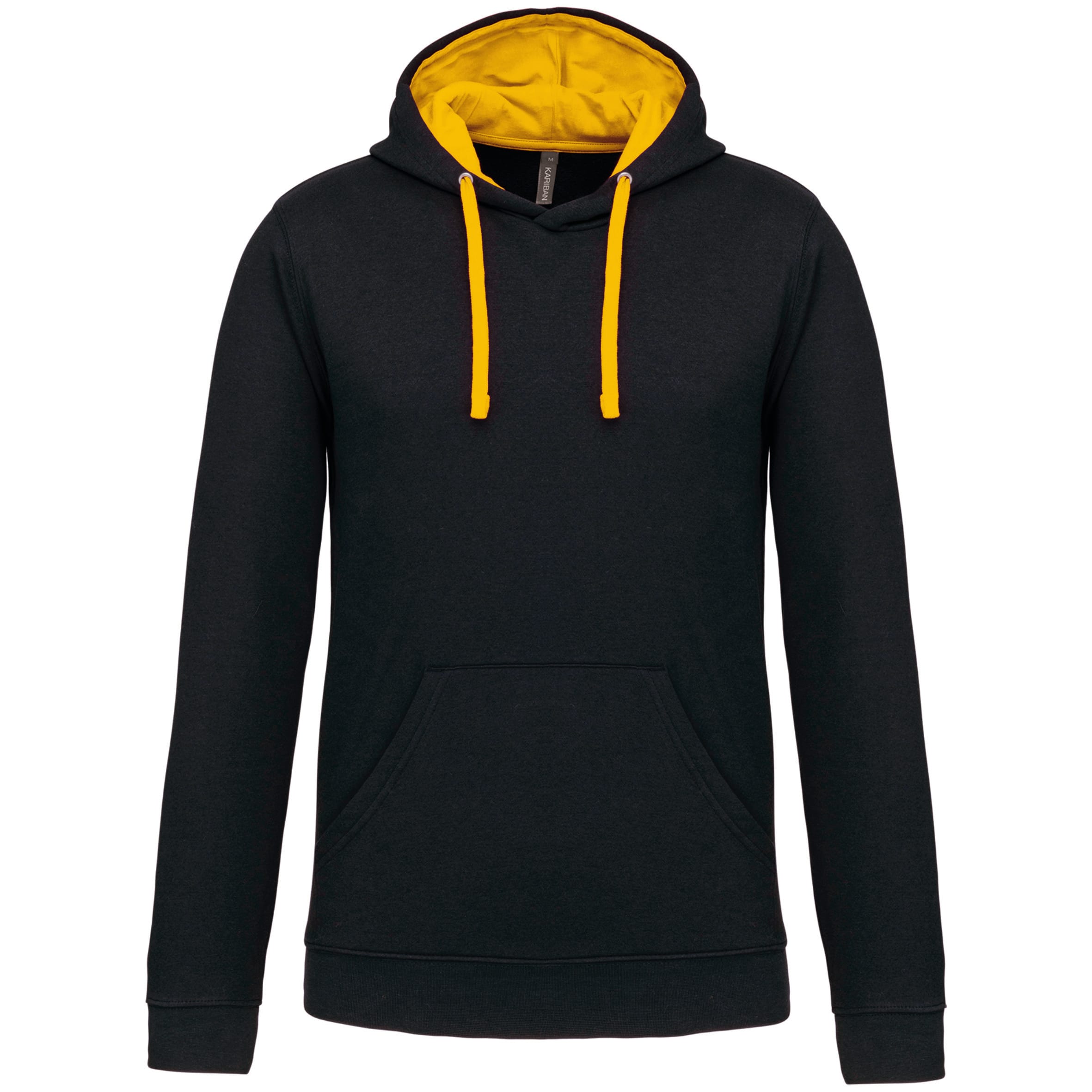 Sweater met contrasterende capuchon