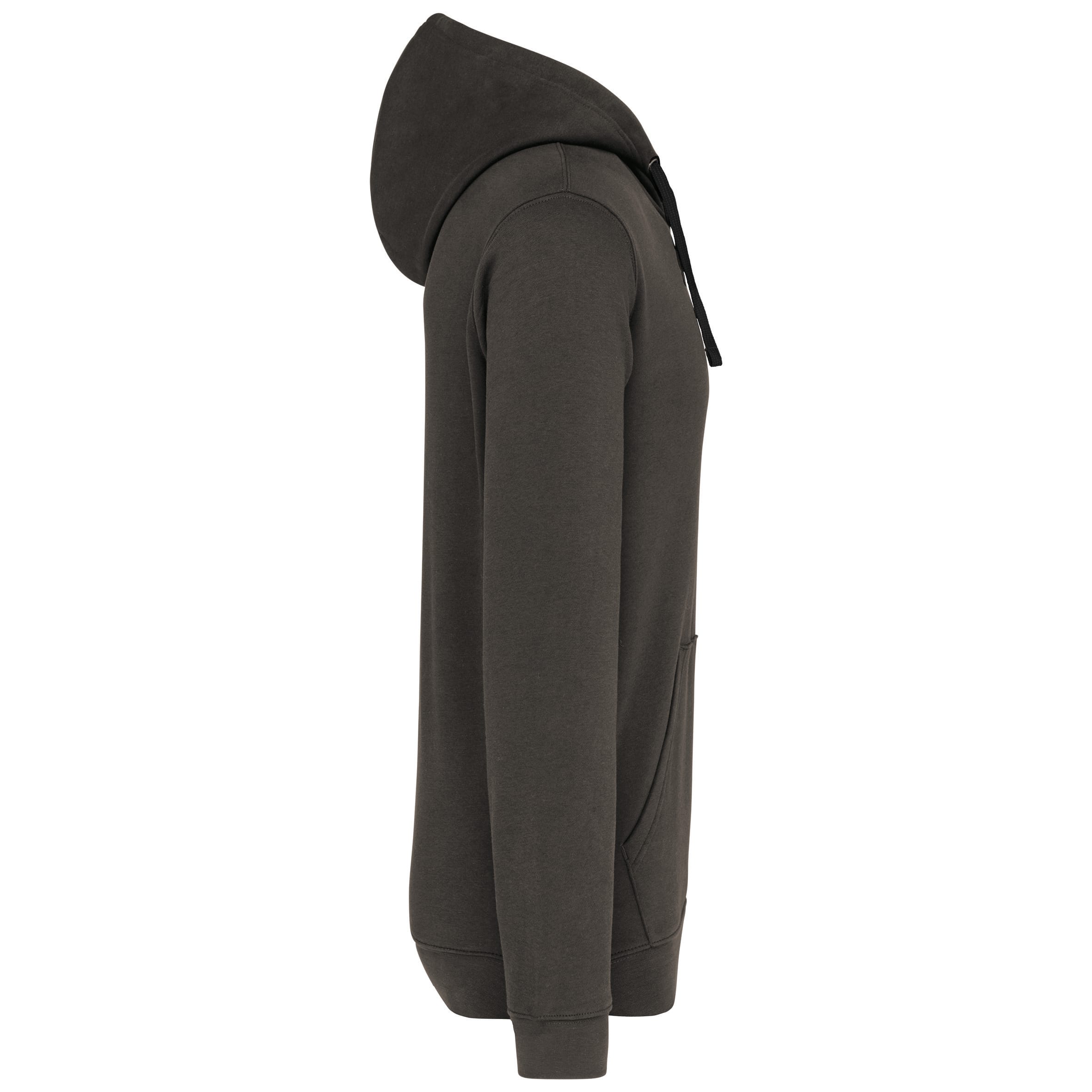 Sweater met contrasterende capuchon