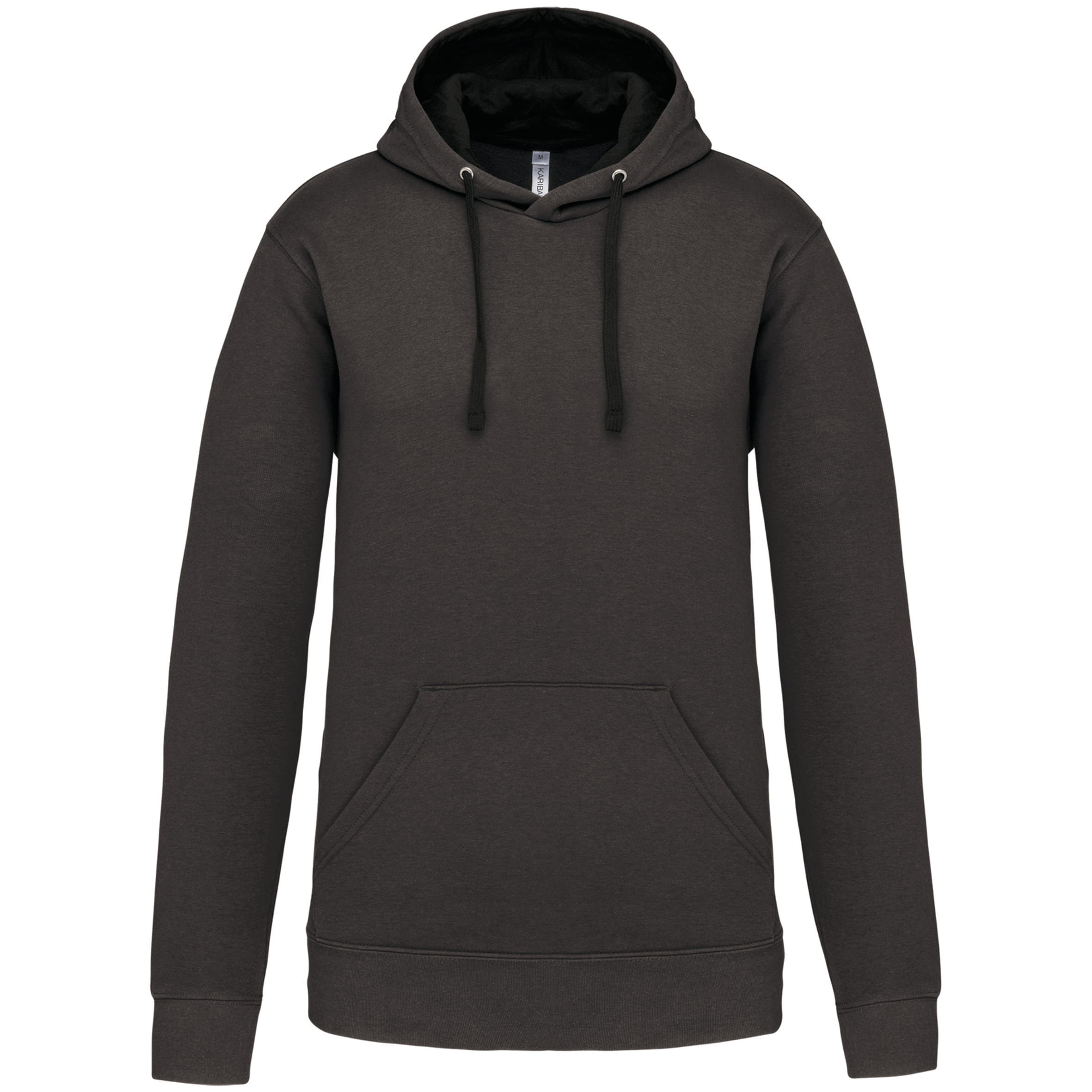 Sweater met contrasterende capuchon