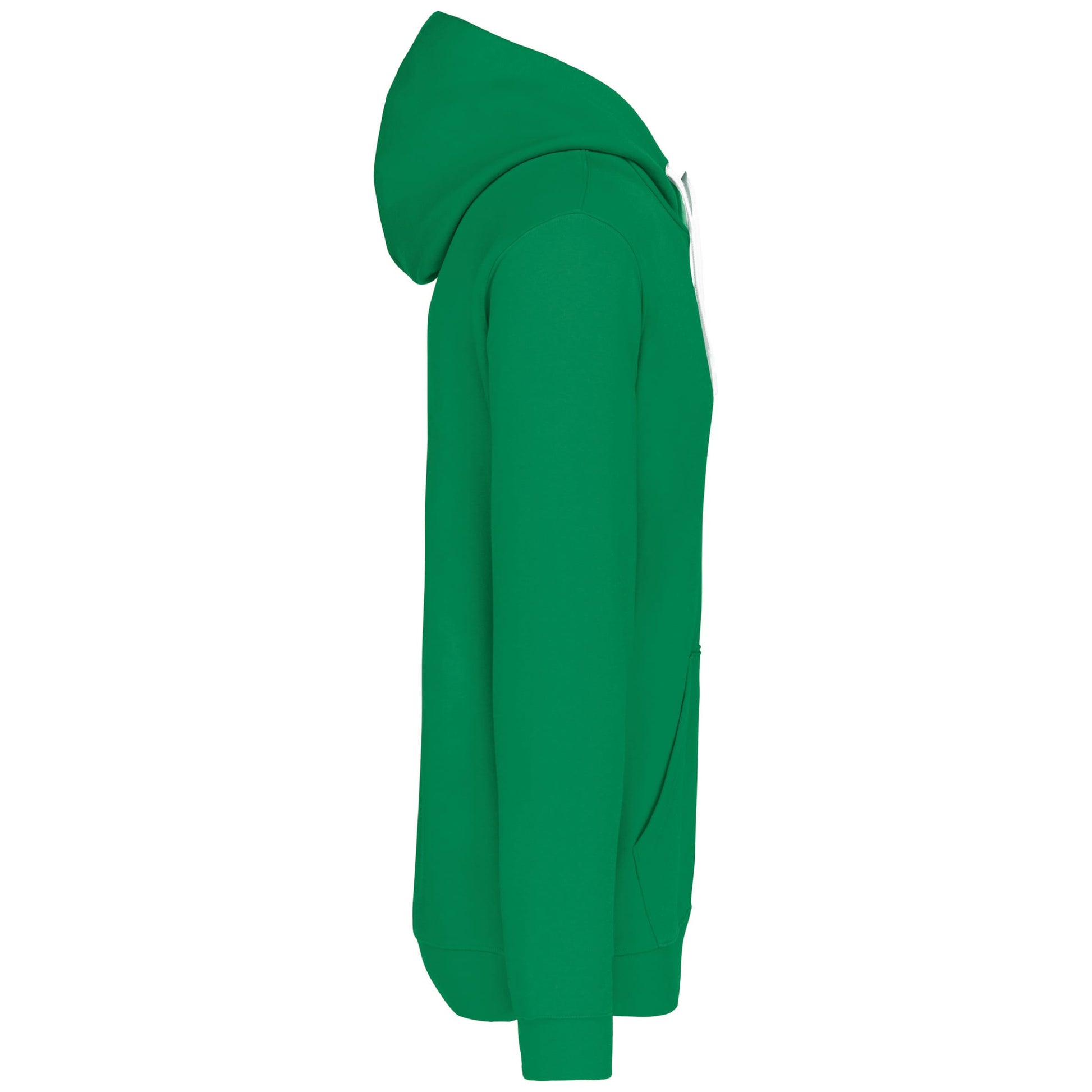 Sweater met contrasterende capuchon