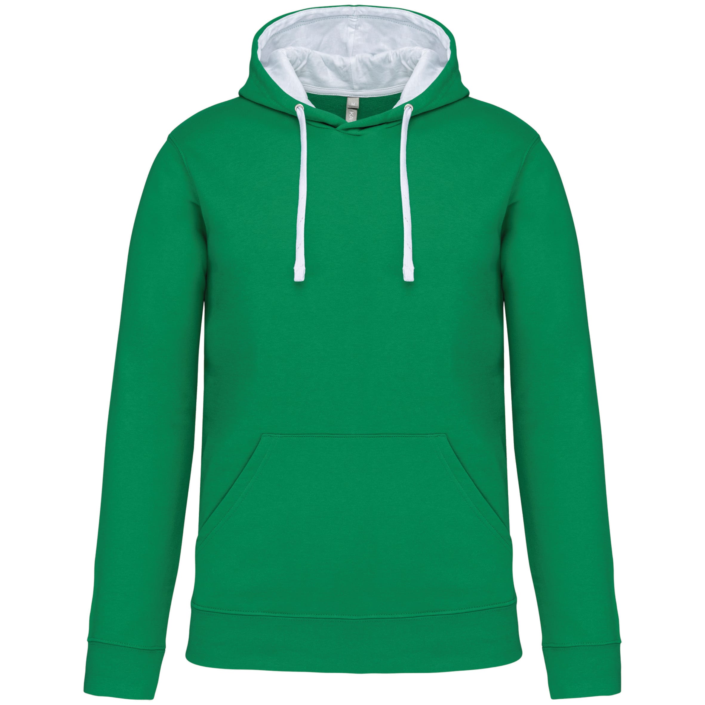 Sweater met contrasterende capuchon