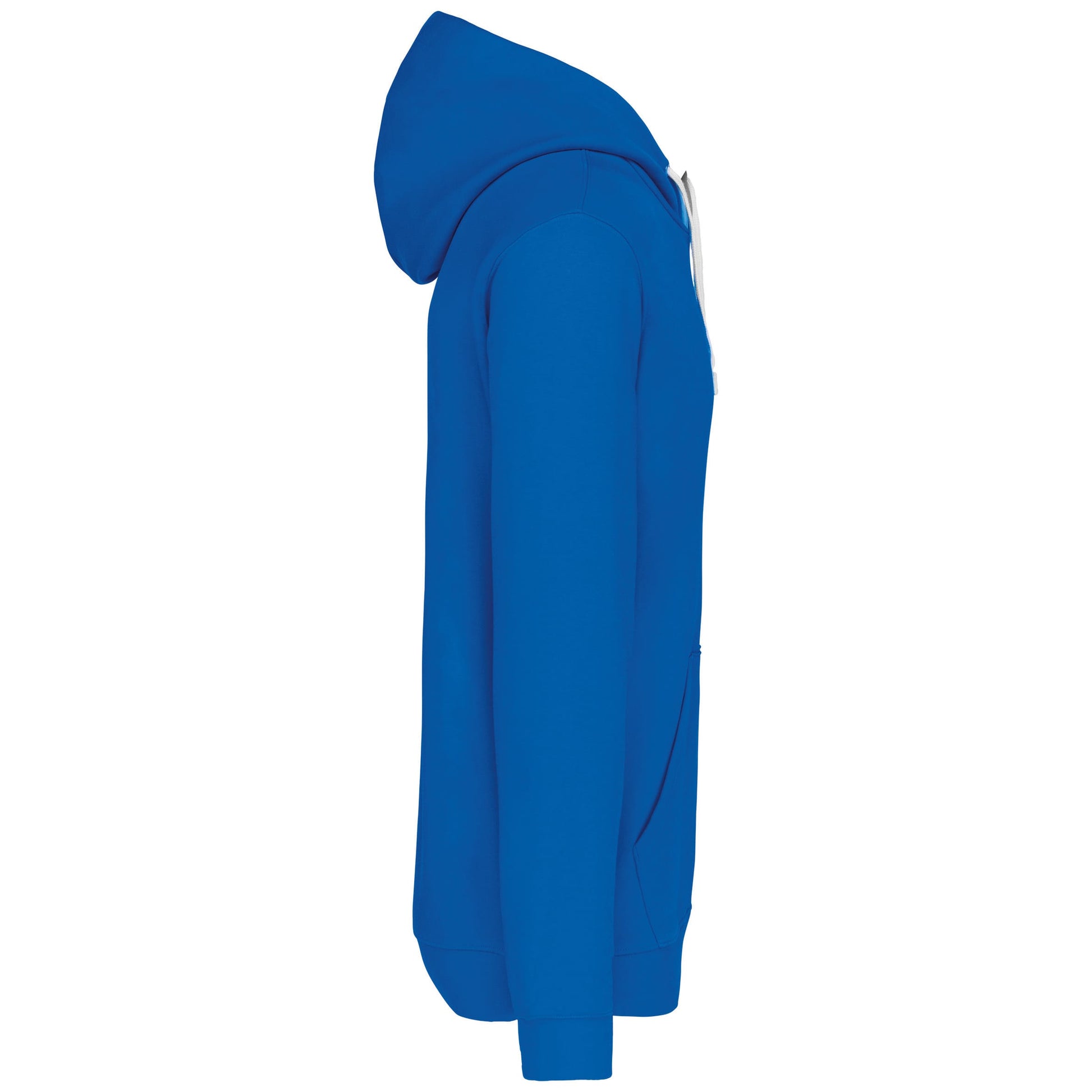Sweater met contrasterende capuchon