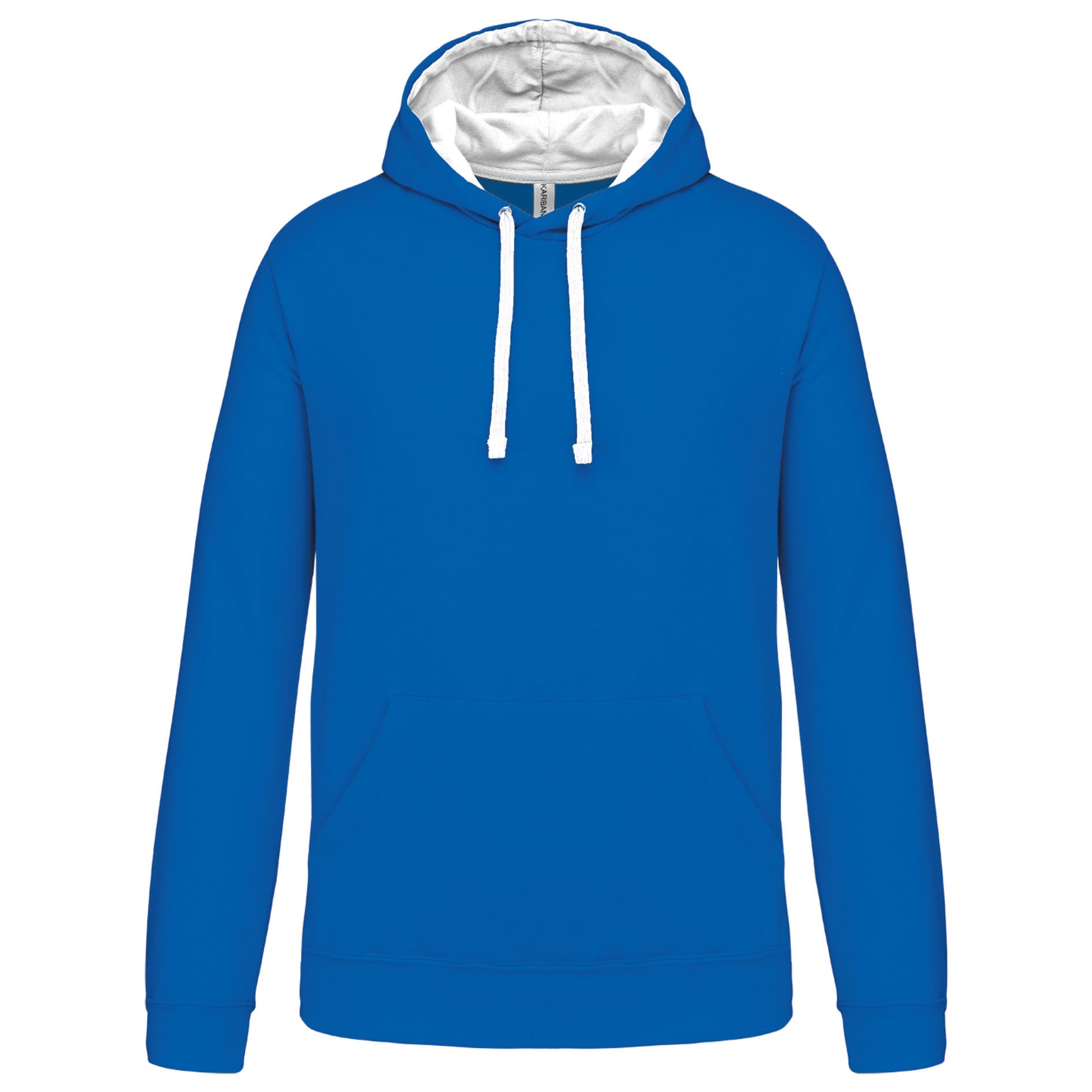Sweater met contrasterende capuchon