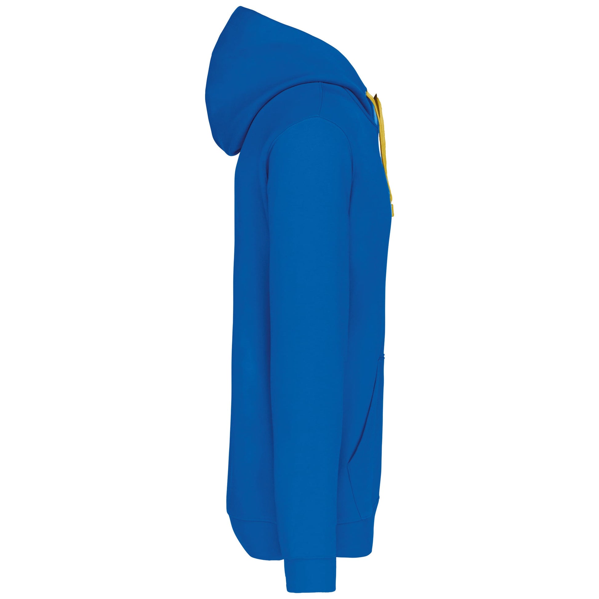 Sweater met contrasterende capuchon
